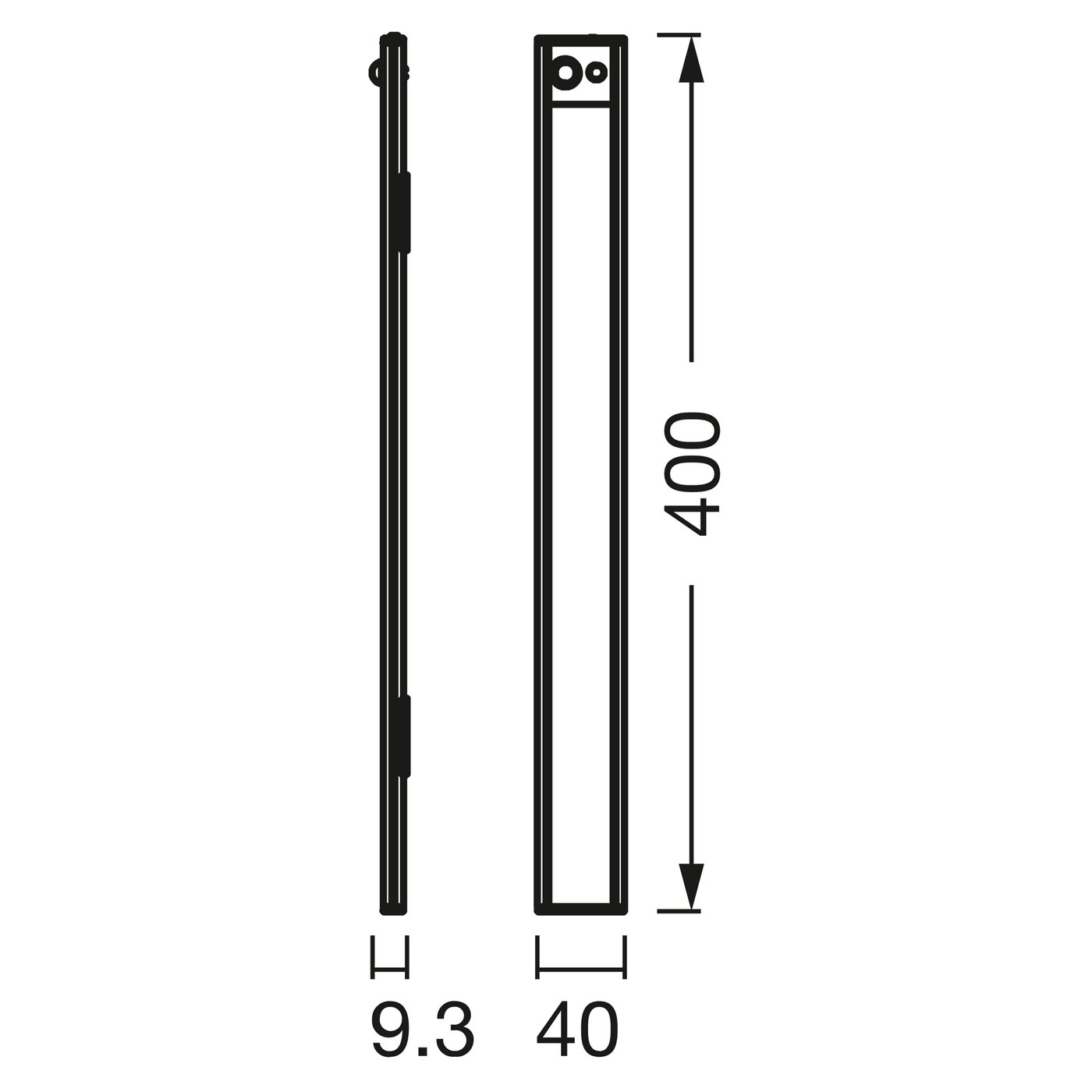 LEDVANCE Oppladbar LED-list med bevegelsessensor og skumringsrele