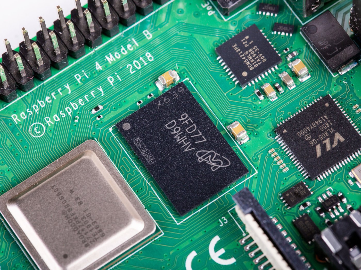 Raspberry Pi 4 Model B Ettkortsdatamaskin 2 GB RAM