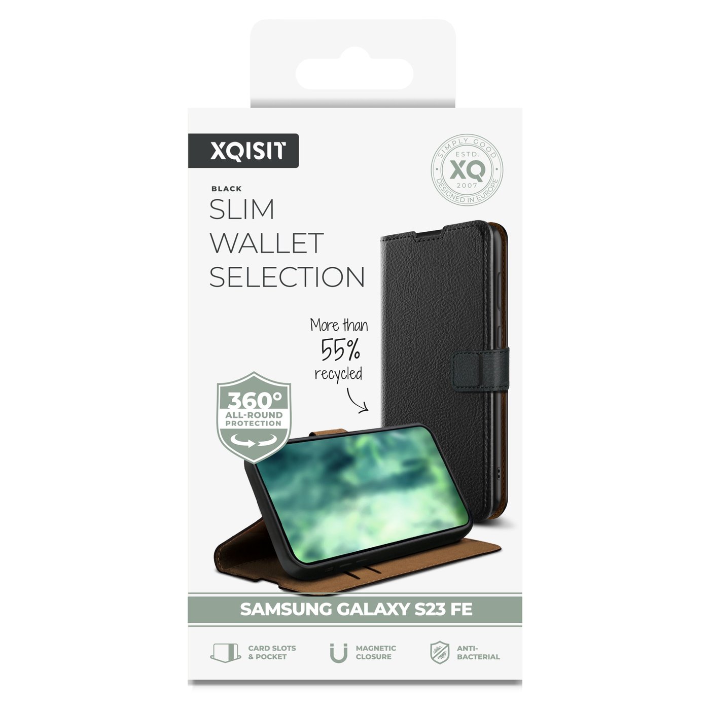 Xqisit Mobilplånbok för Galaxy S23 FE