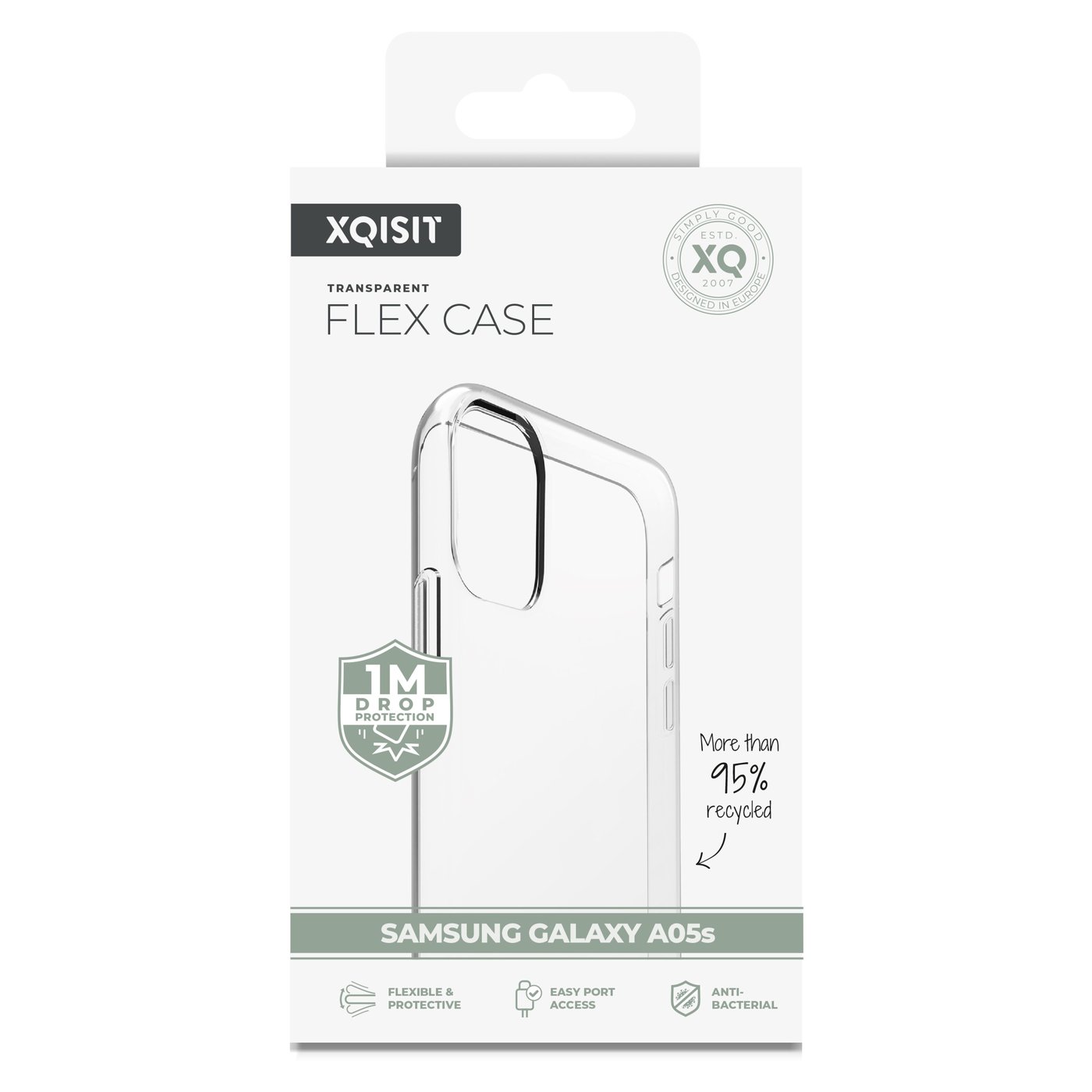 Xqisit Transparent skal för Galaxy A05s