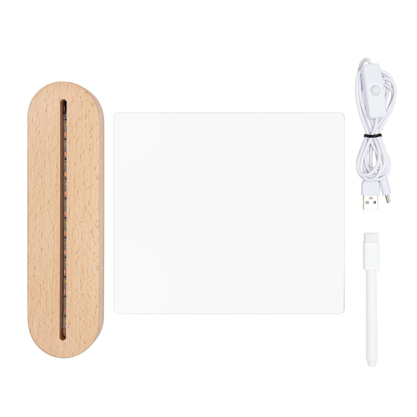 Luxorparts Akryl-LED-tavle for meldinger og tegninger