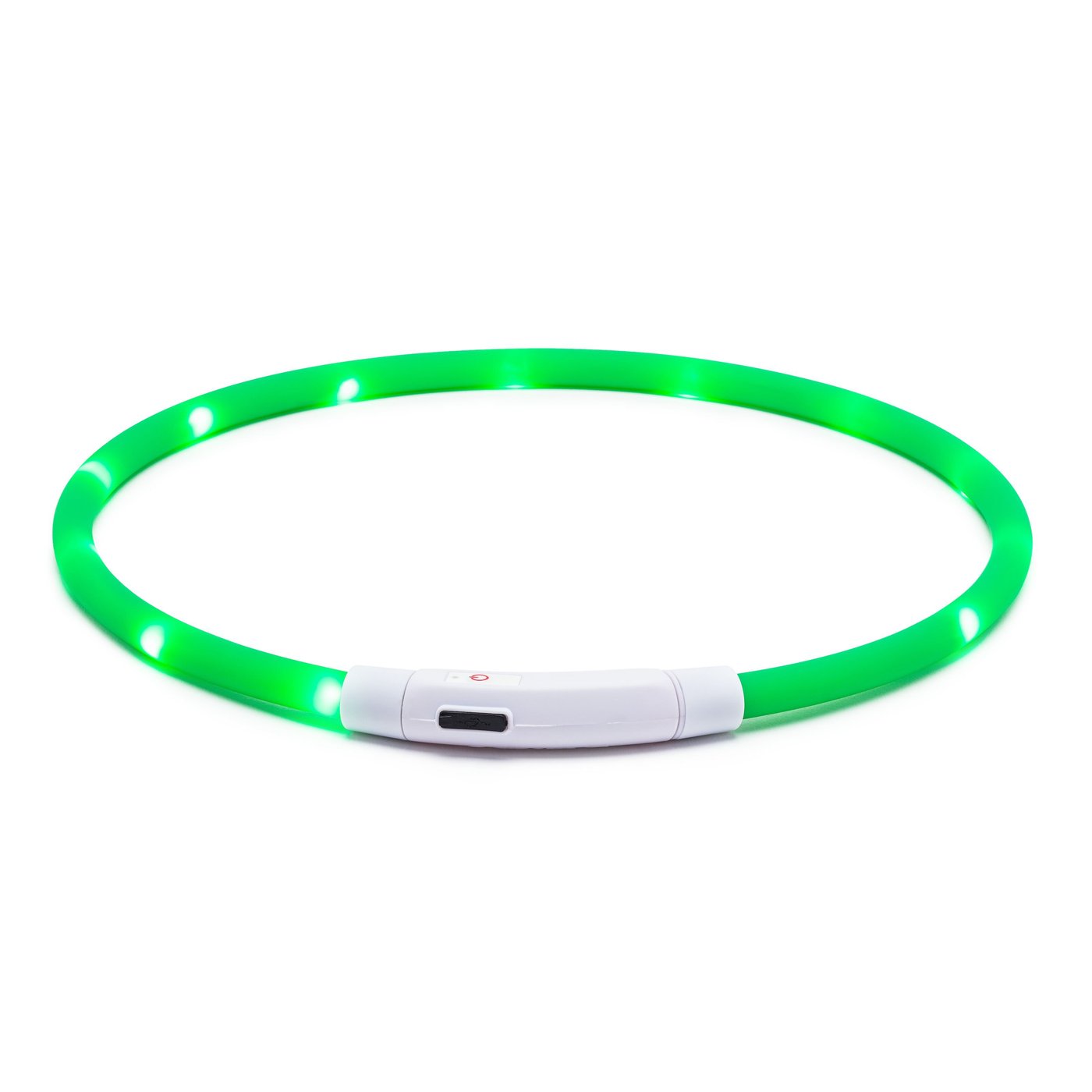 Luxorparts Laddningsbart hundhalsband med LED