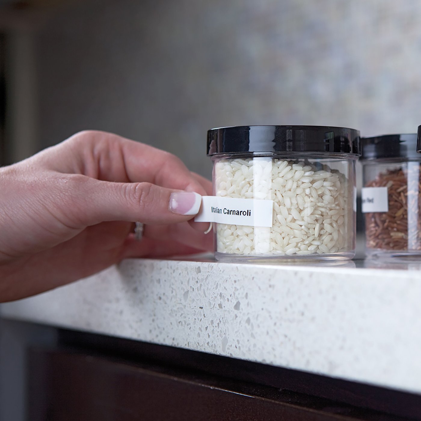 Dymo D1-merketape 9 mm Hvit