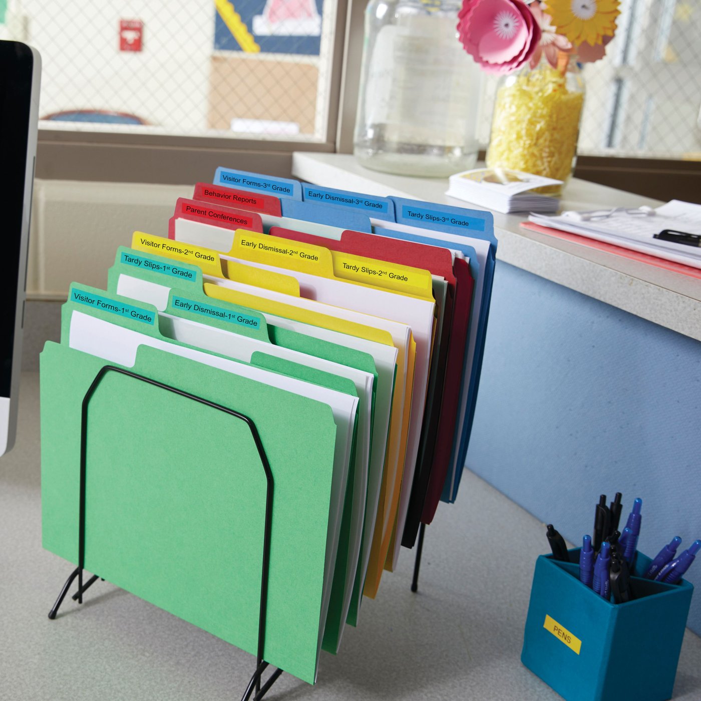 Dymo D1-merketape 12 mm Gul