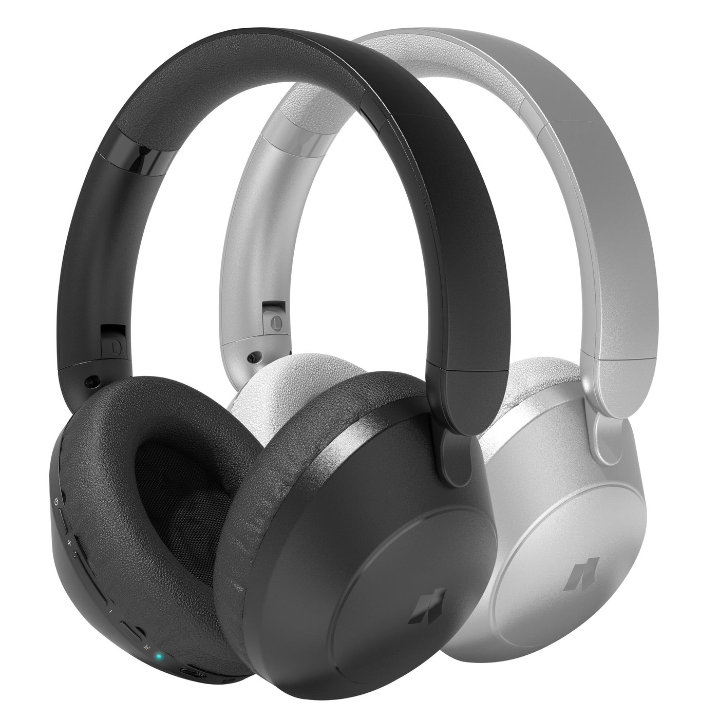Nomadelic Wireless ANC Headphones Solo 201 Sølv
