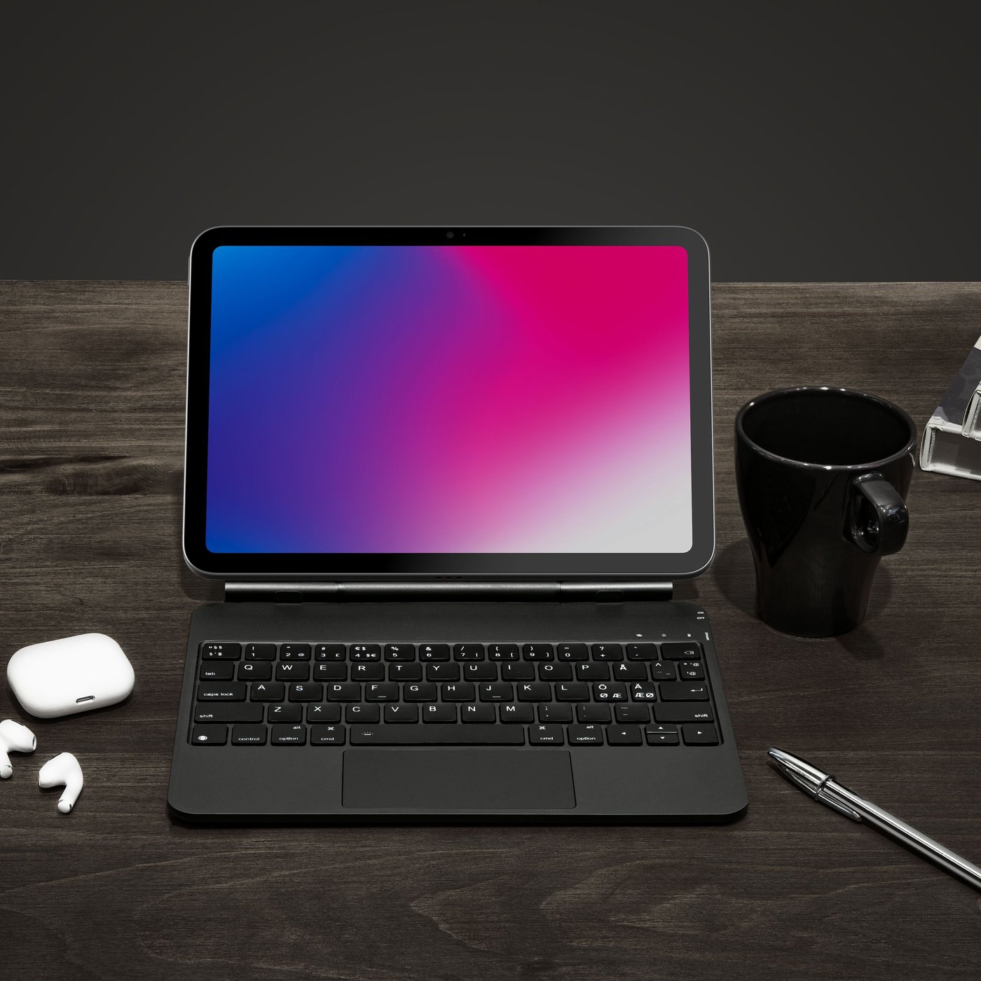 Linocell Premium Magnetiskt Tangentbordsfodral för iPad 10,9" (Gen. 10)