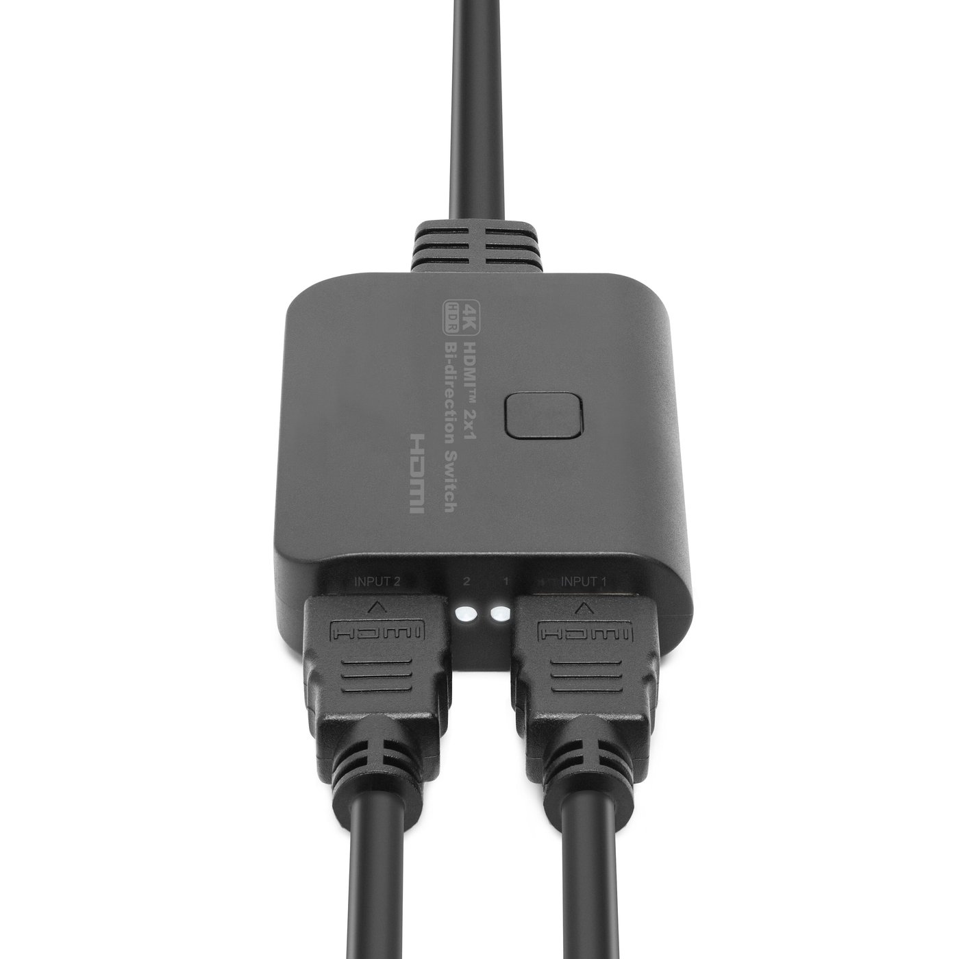 Luxorparts Kompakt 4K HDMI-switch/splitter, 2-vägs