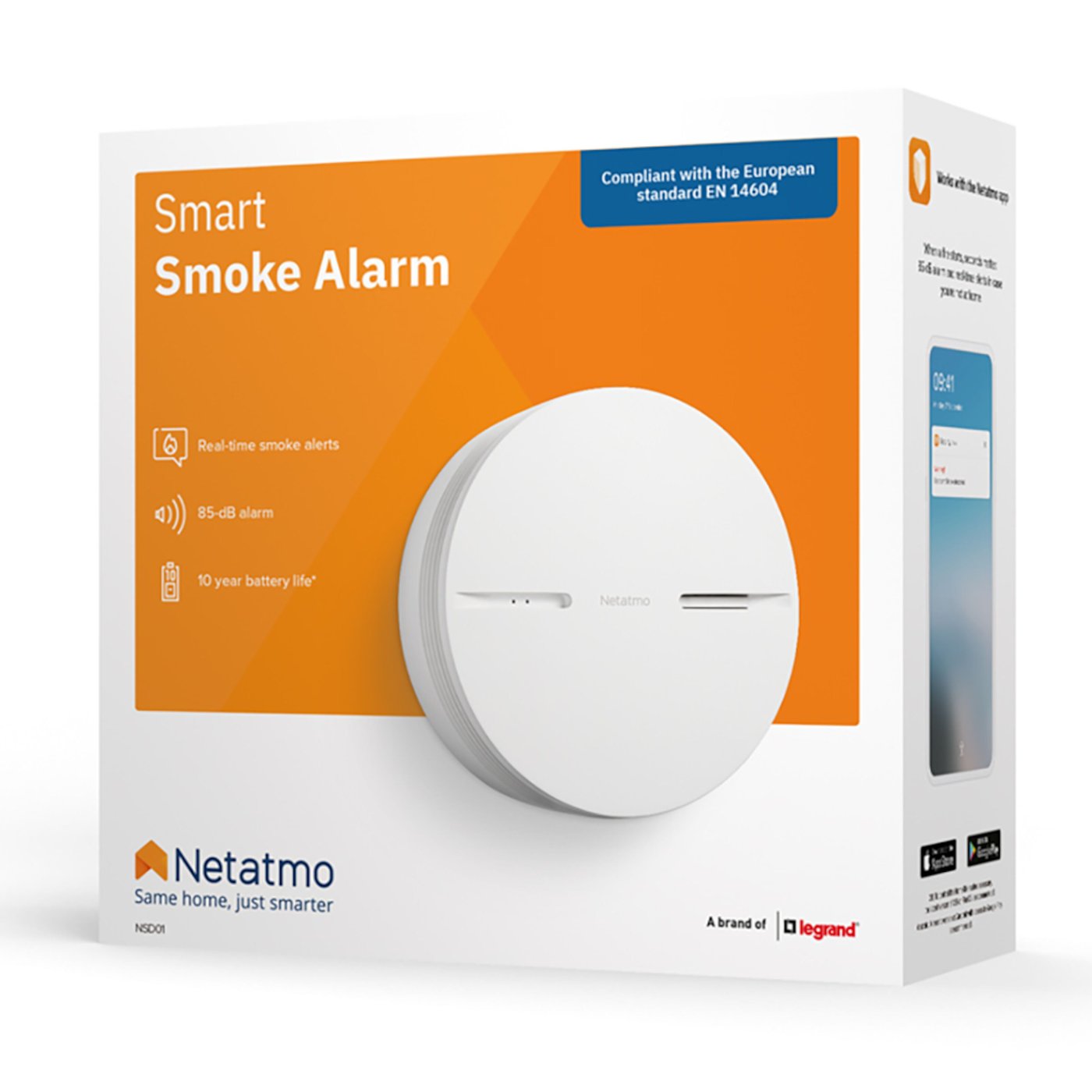 Netatmo Smart Rökdetektor 1-pack
