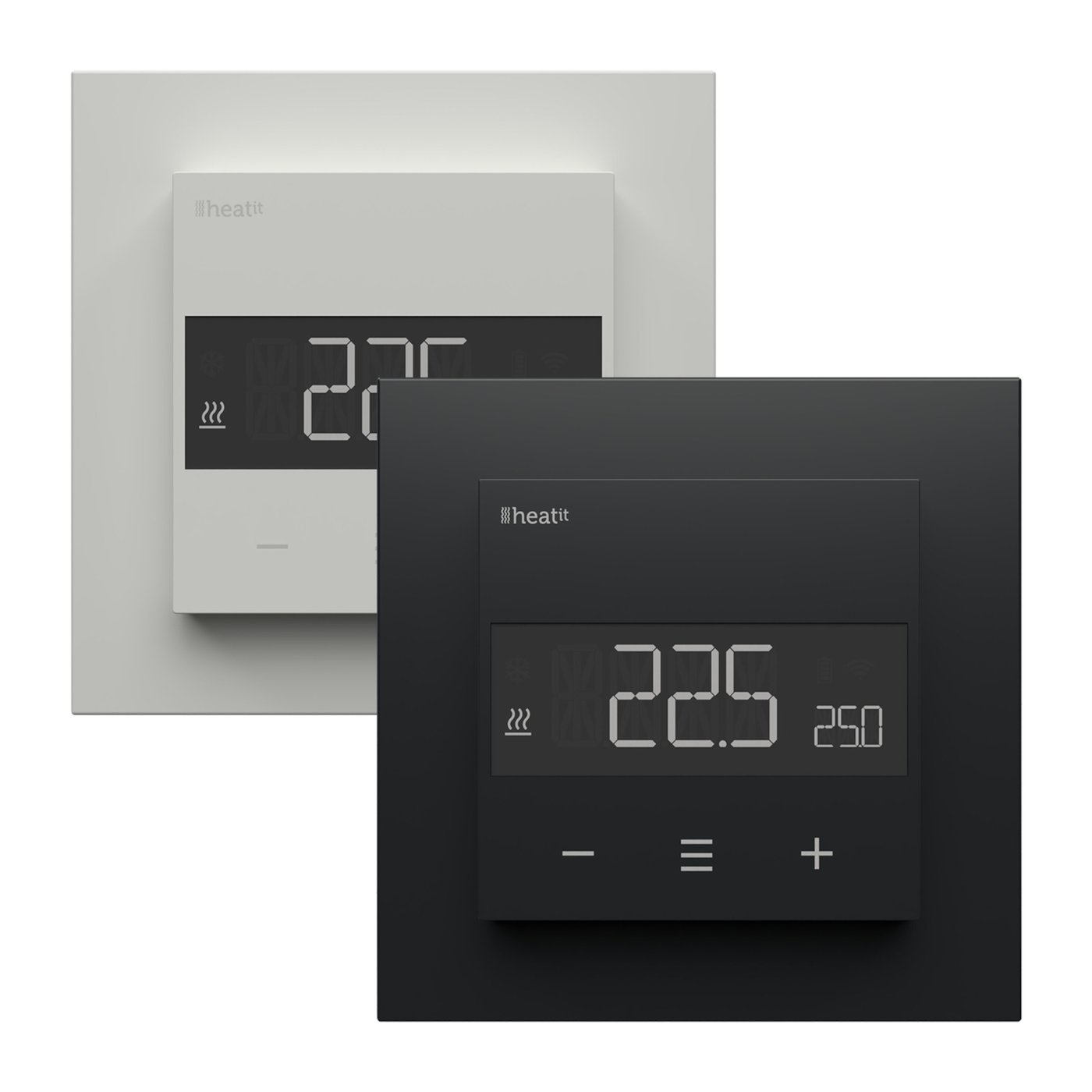 Heatit Z-TRM6 Termostat med Z-wave Black