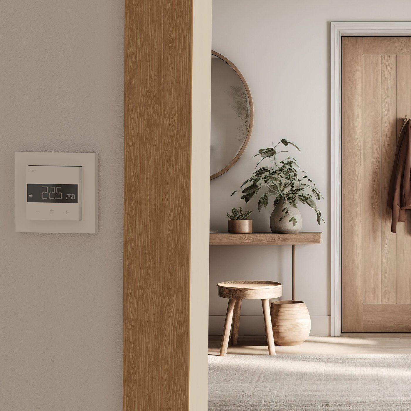 Heatit Z-TRM6 Termostat med Z-wave White