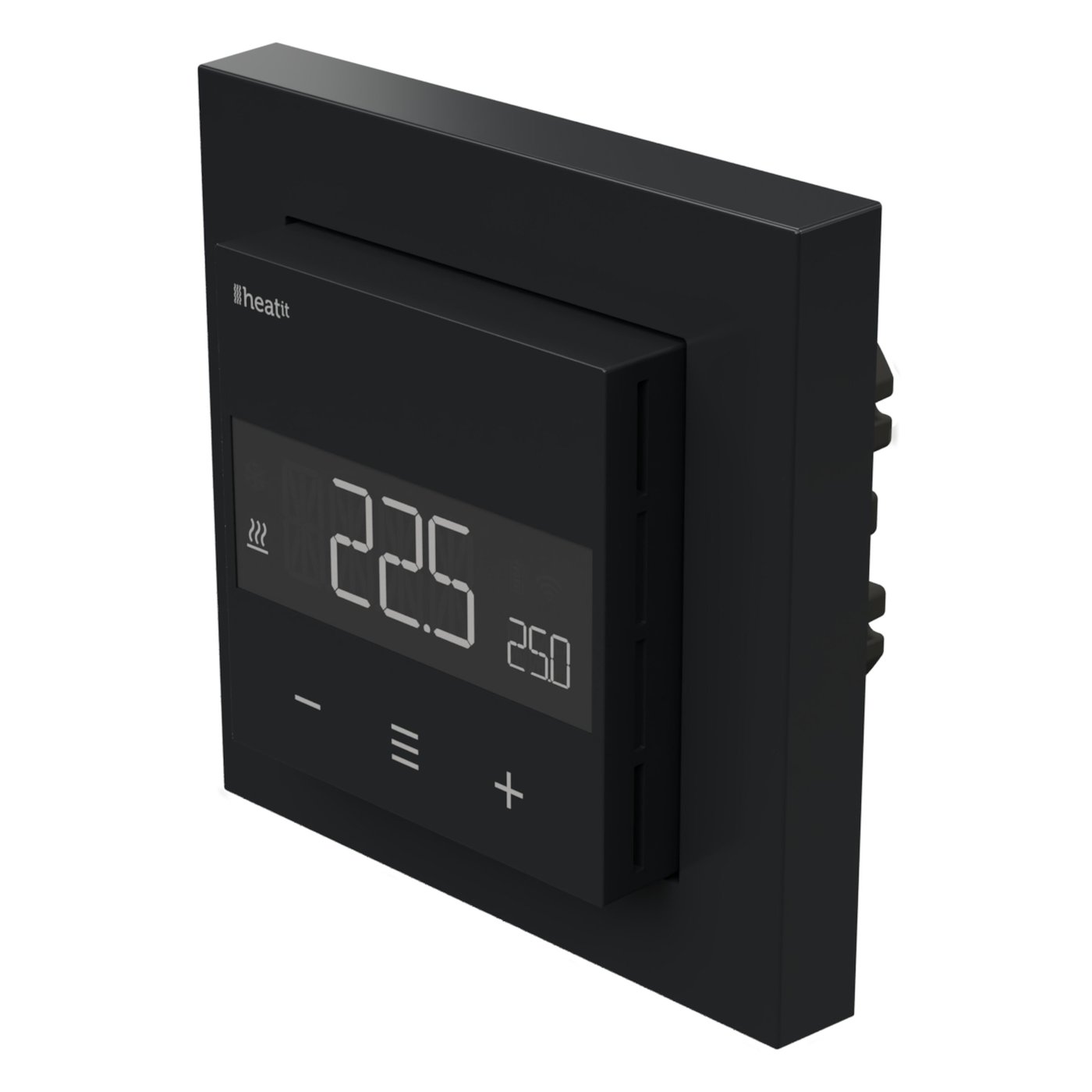 Heatit Z-TRM6 Termostat med Z-wave Black