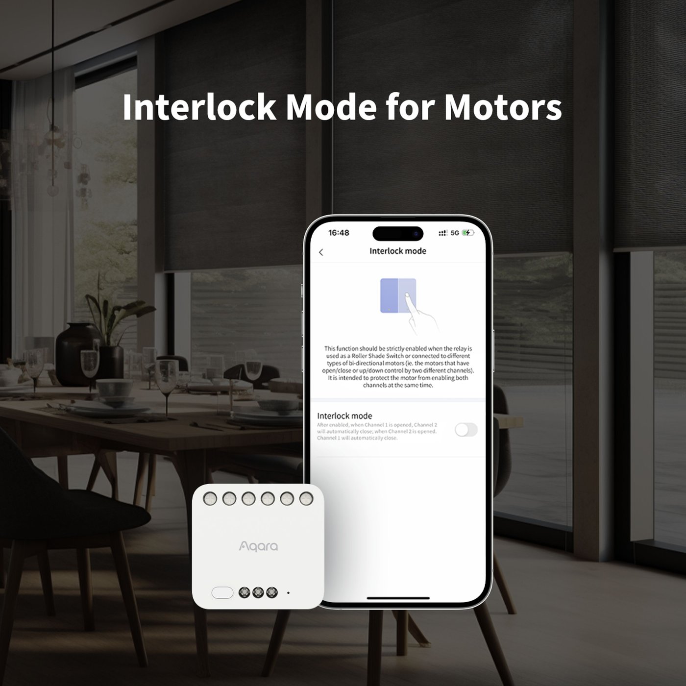 Aqara Dual Relay Module T2 Zigbee-fjernstrømbryter