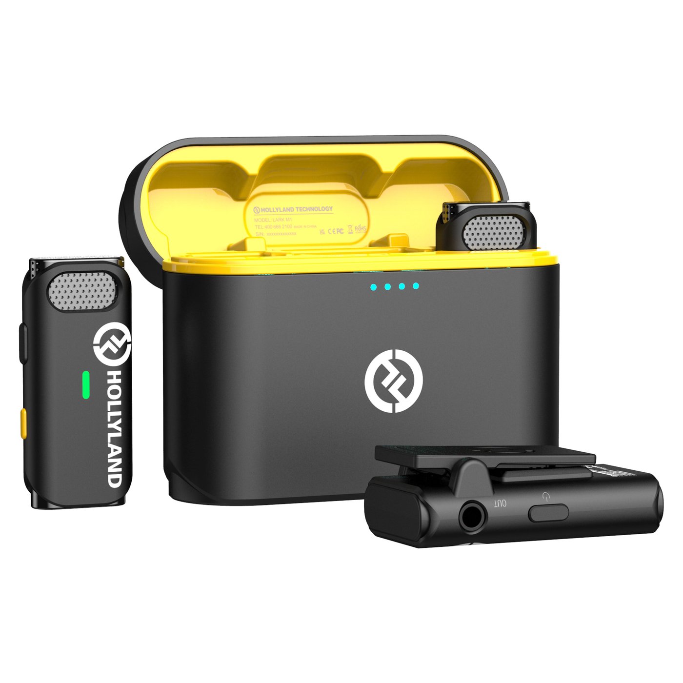 Hollyland Lark M1 Duo Trådløst mikrofonsystem
