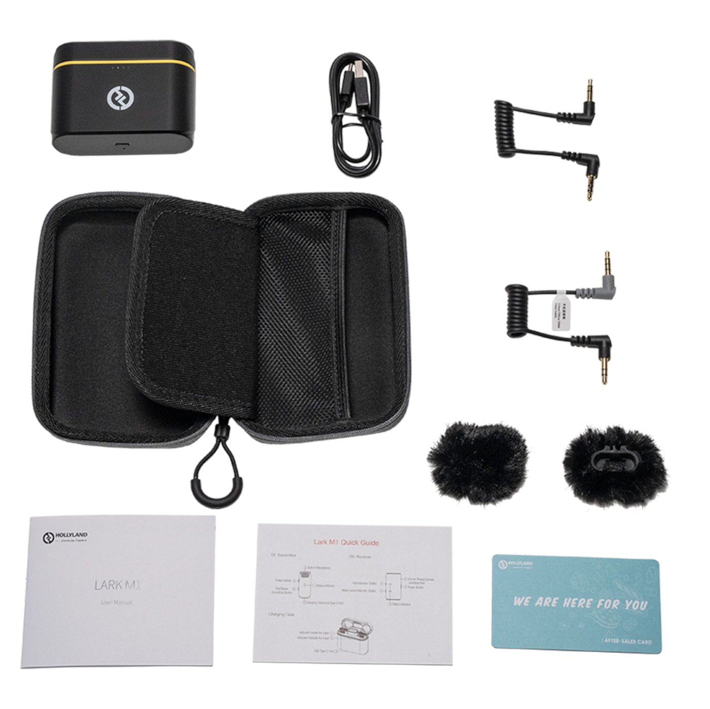 Hollyland Lark M1 Duo Trådløst mikrofonsystem