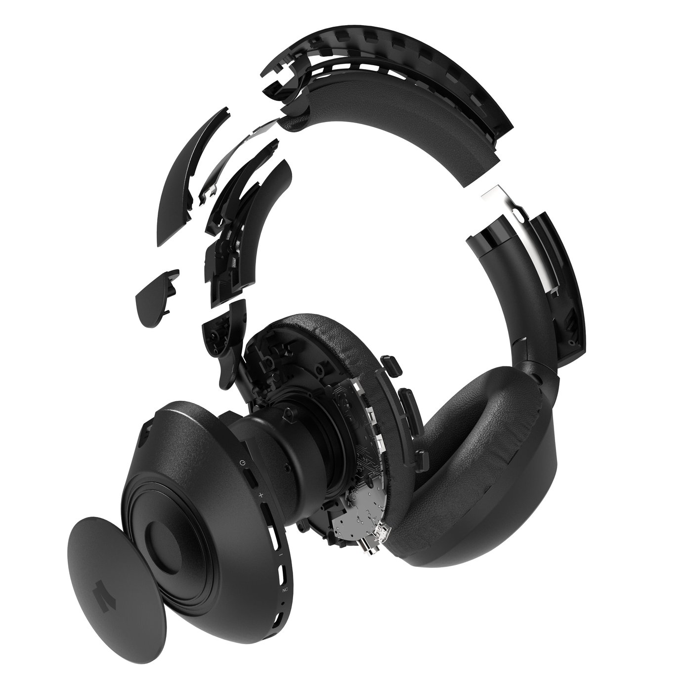 Nomadelic Wireless ANC Headphones Solo 201 Svart