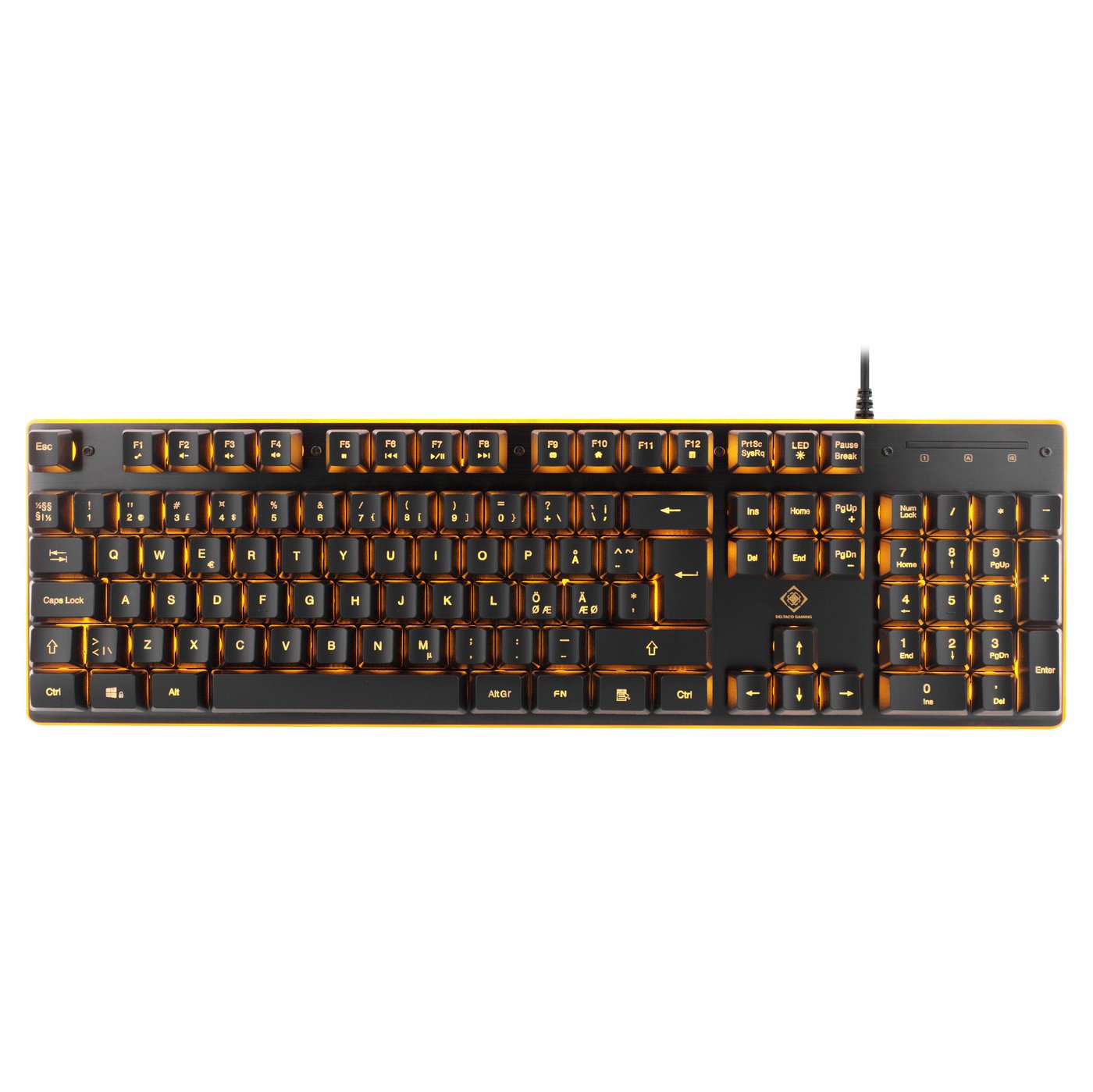 Deltaco DK210 Gaming-tangentbord