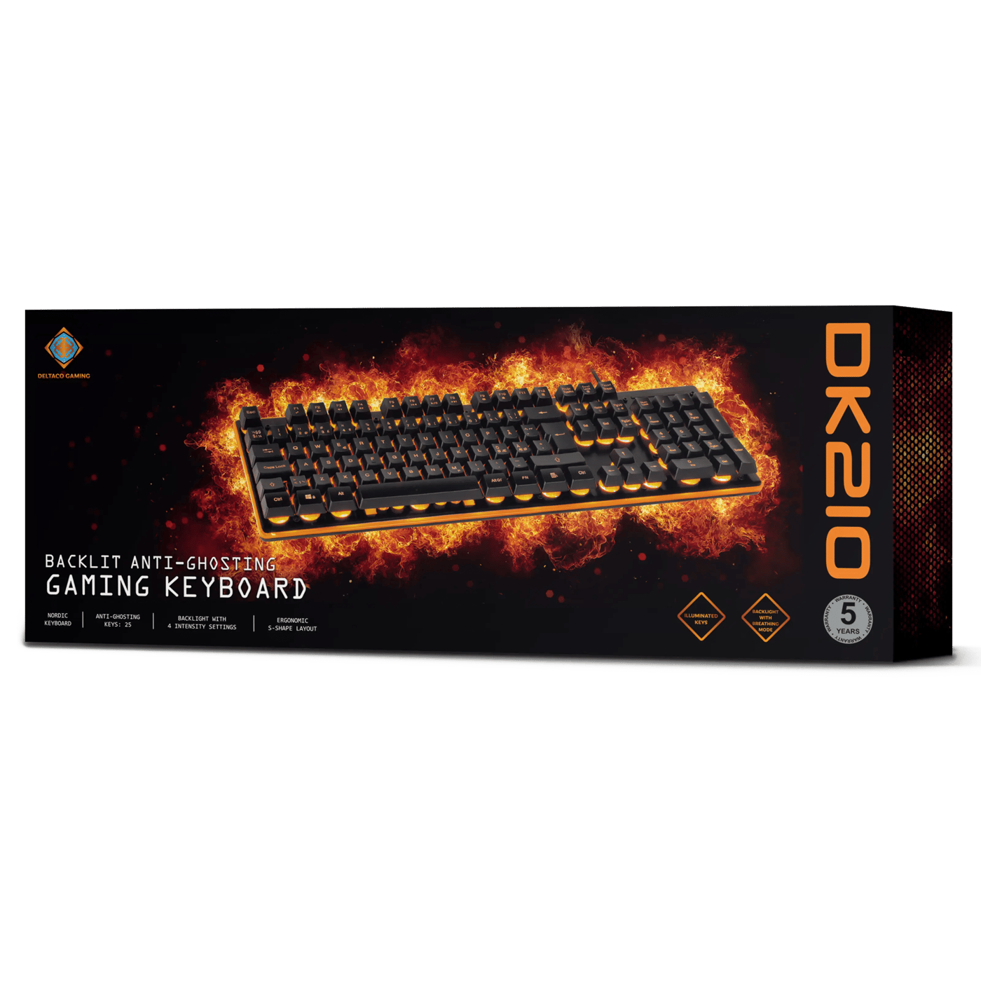Deltaco DK210 Gamingtastatur