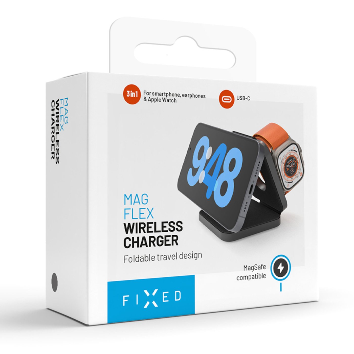 Fixed MagFlex 3-in-1 Laddstation för iPhone