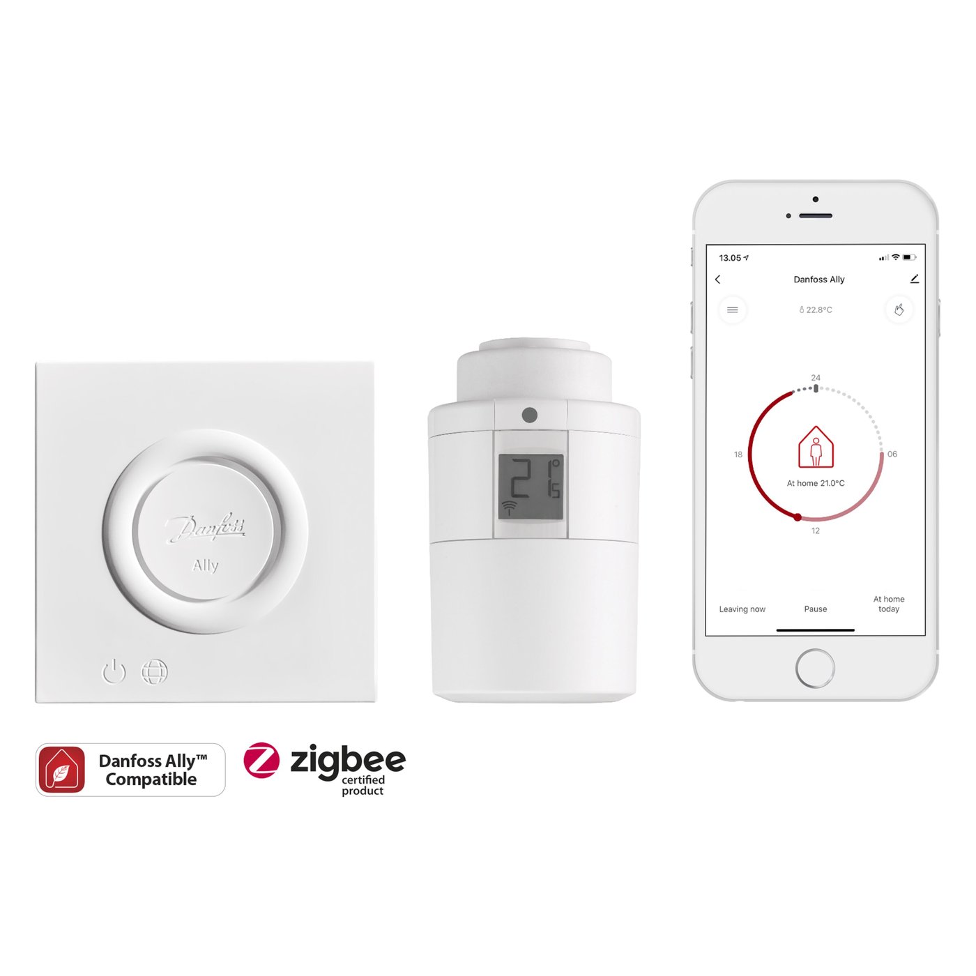 Danfoss Ally Starter Pack Radiatortermostat