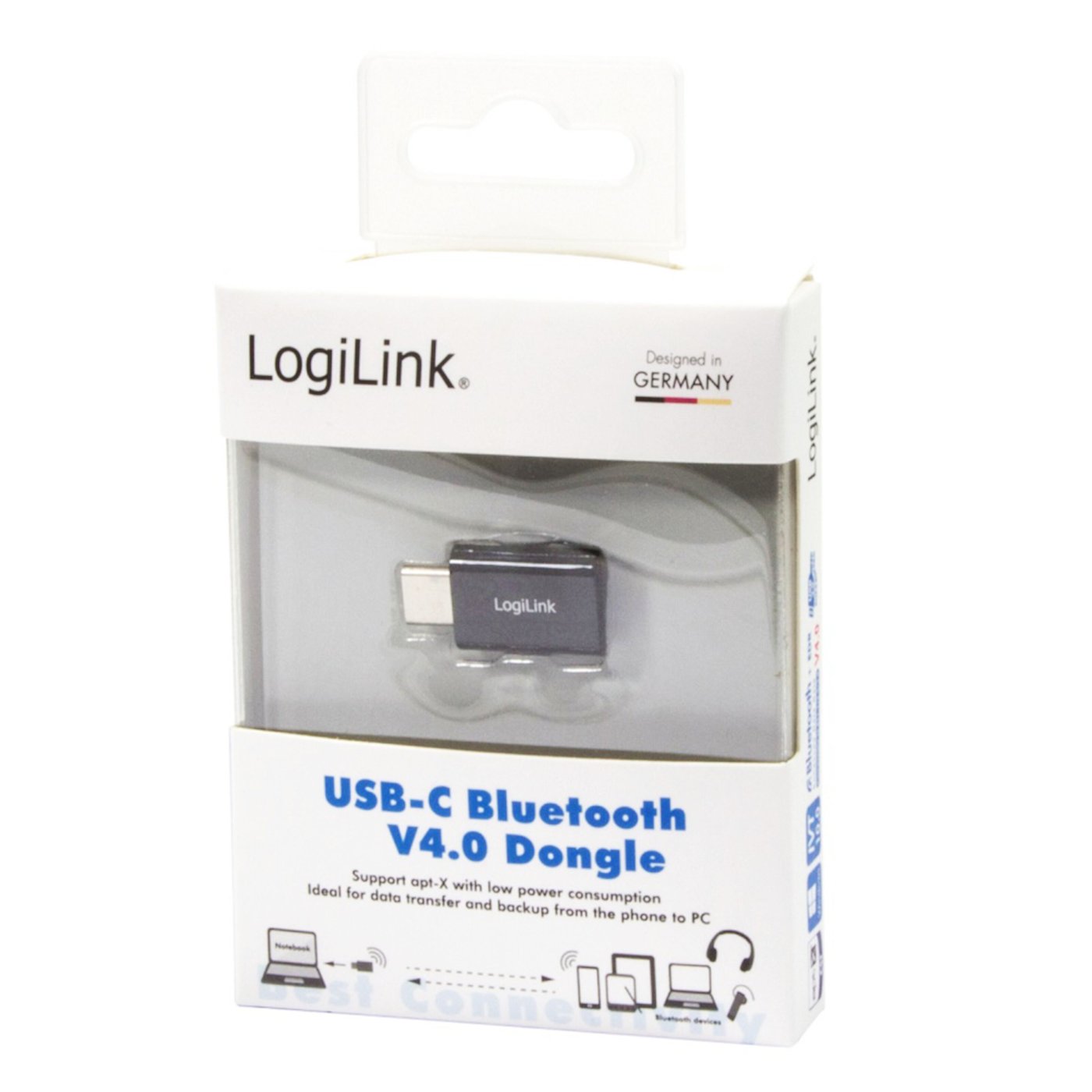 LogiLink Bluetooth-adapter 4.0 med USB-C