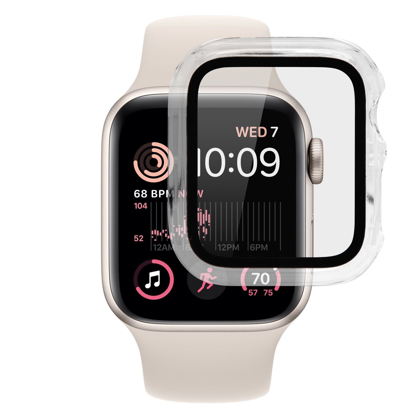 Linocell Beskyttelse for Apple Watch med skjermbeskytter 40 mm