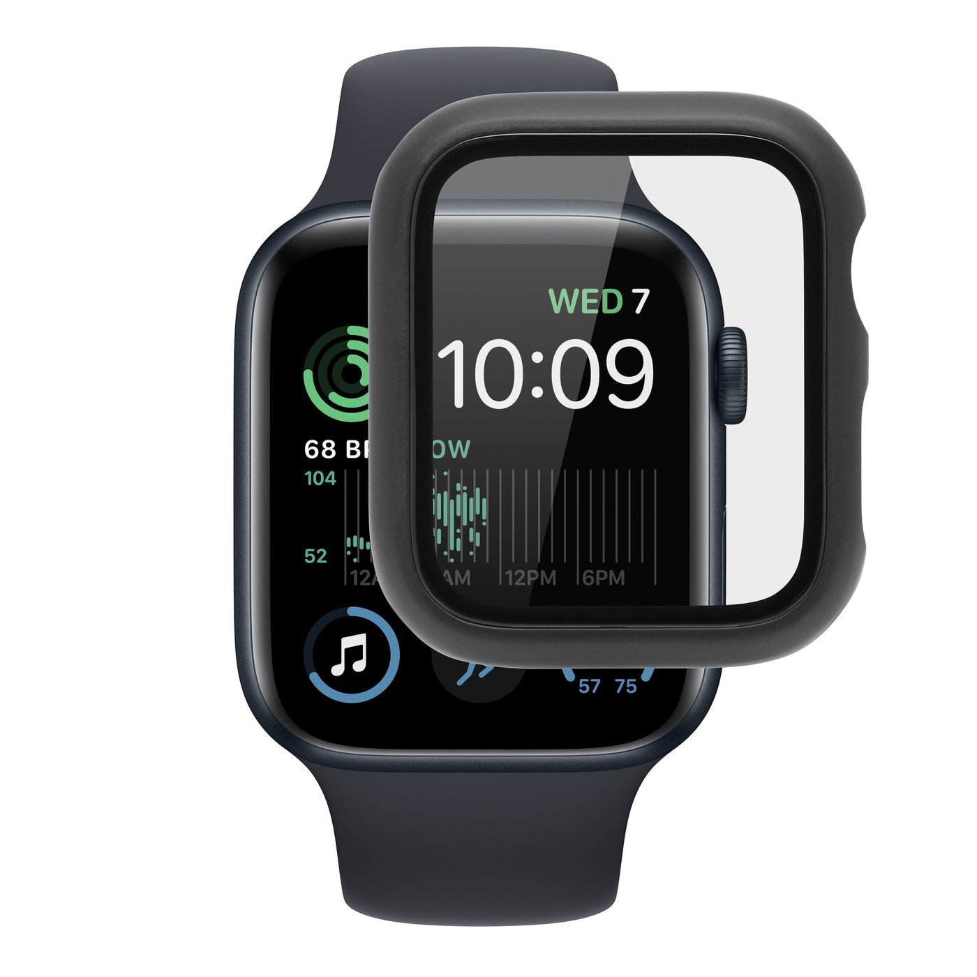 Linocell Beskyttelse for Apple Watch med skjermbeskytter 44 mm