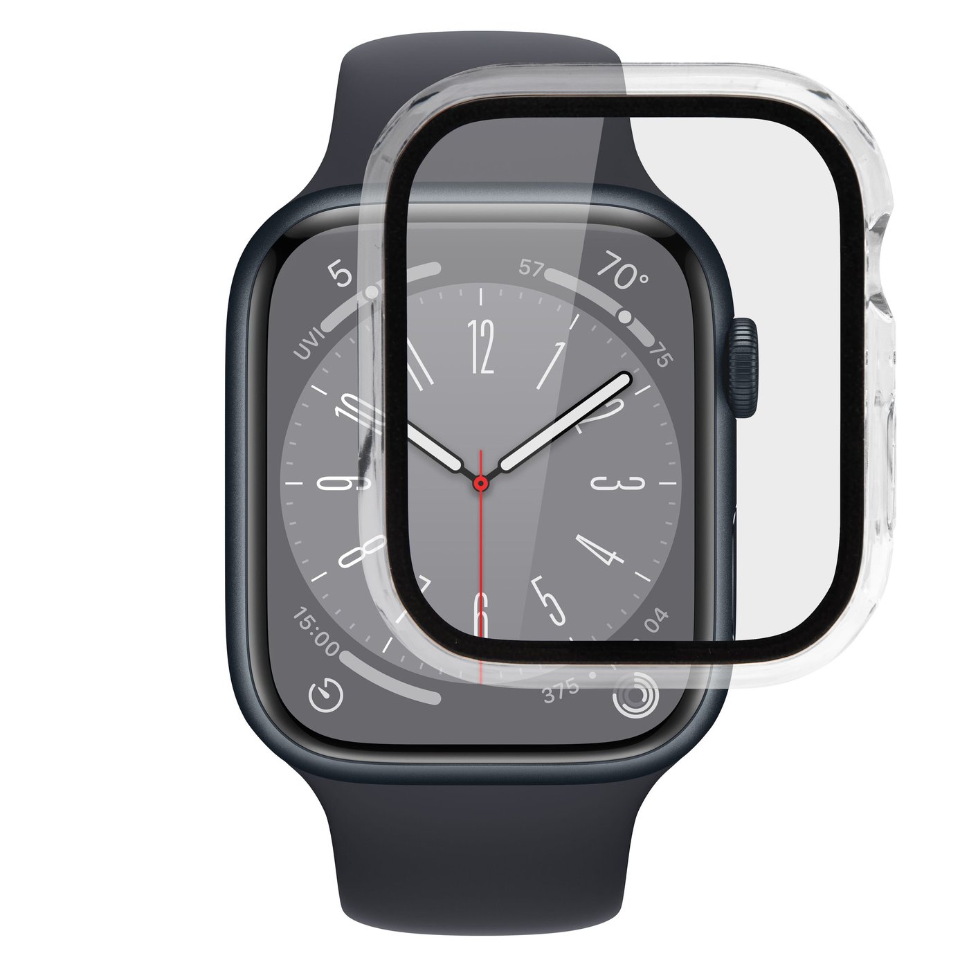 Linocell Beskyttelse for Apple Watch med skjermbeskytter 45 mm