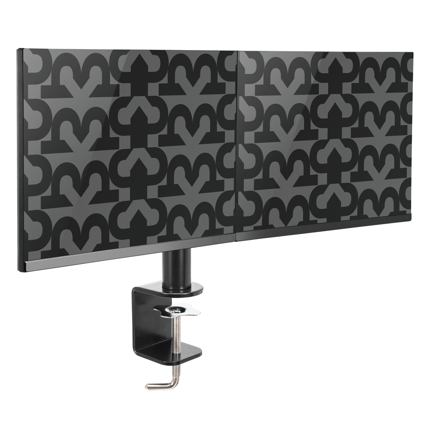 Plexgear Bordsfeste med 2 armer for skjermer opptil 27"