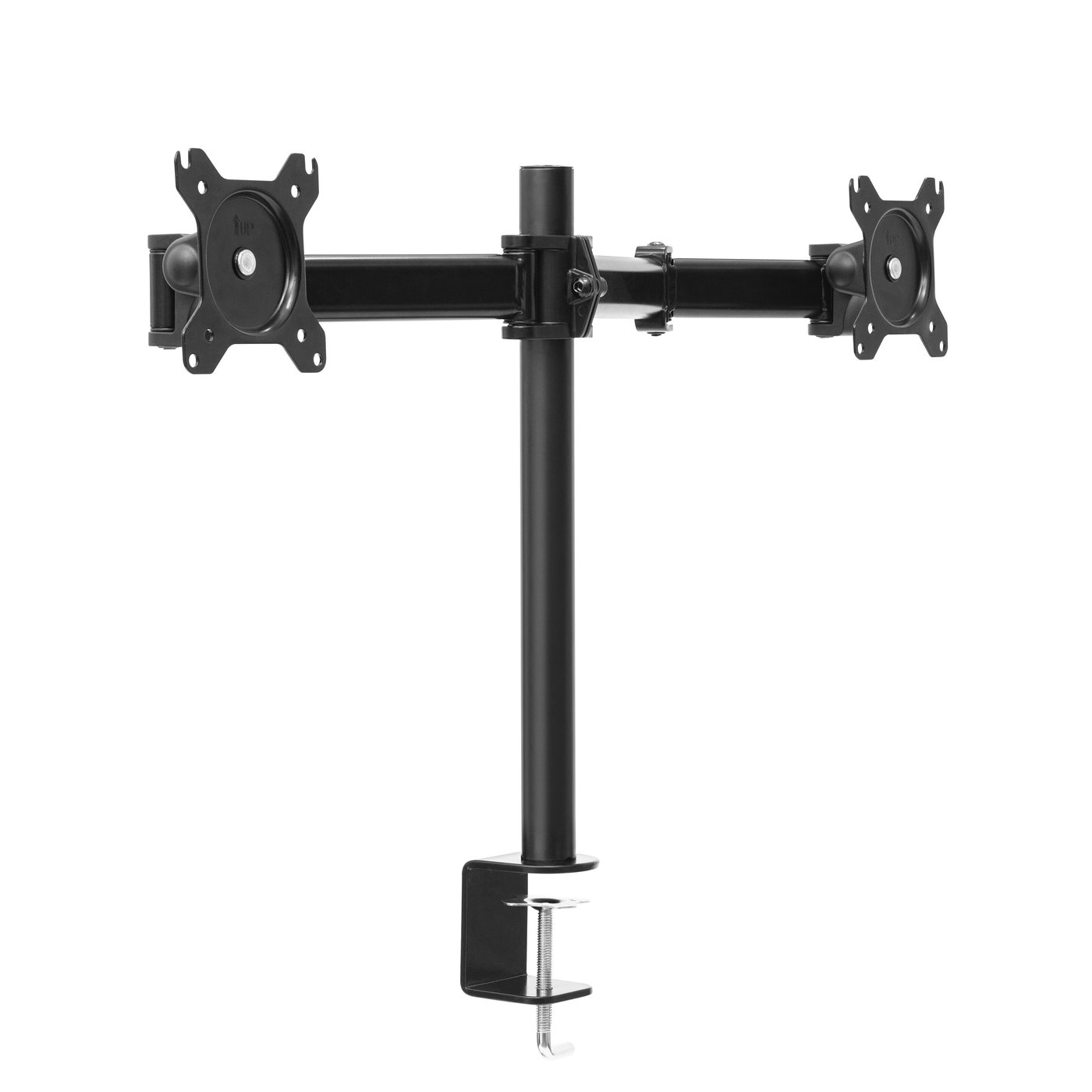 Plexgear Bordsfeste med 2 armer for skjermer opptil 27"