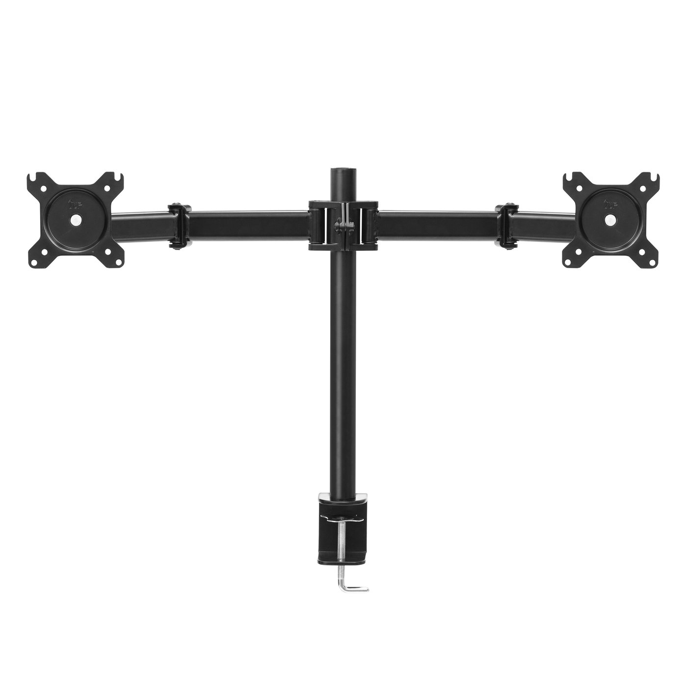 Plexgear Bordsfeste med 2 armer for skjermer opptil 27"