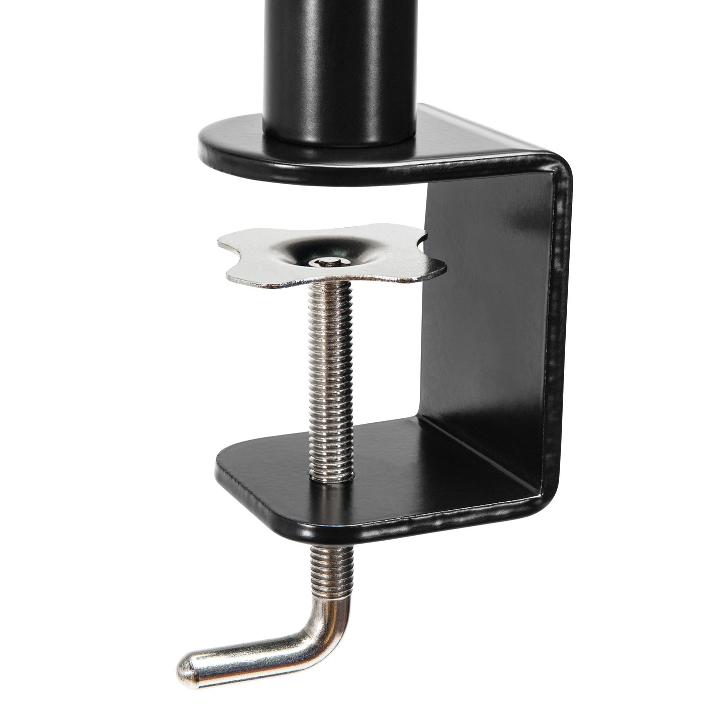 Plexgear Bordsfeste med 2 armer for skjermer opptil 27"