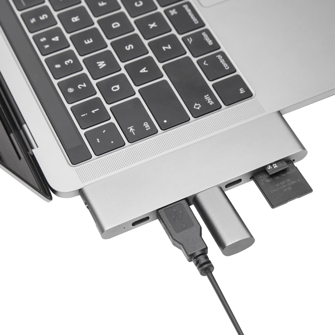 Plexgear Multiadapter för Thunderbolt 3 Space gray
