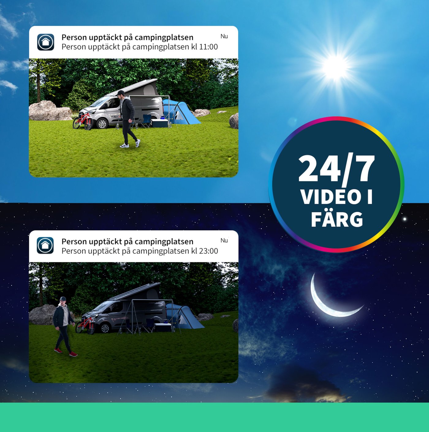 Arlo Go 2 3G/4G & Wi-Fi övervakningskamera