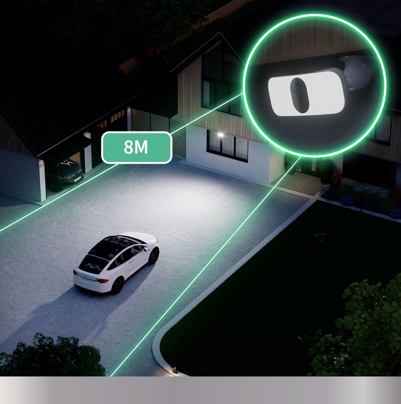 Arlo Pro 3 Floodlight Trådløst overvåkingskamera