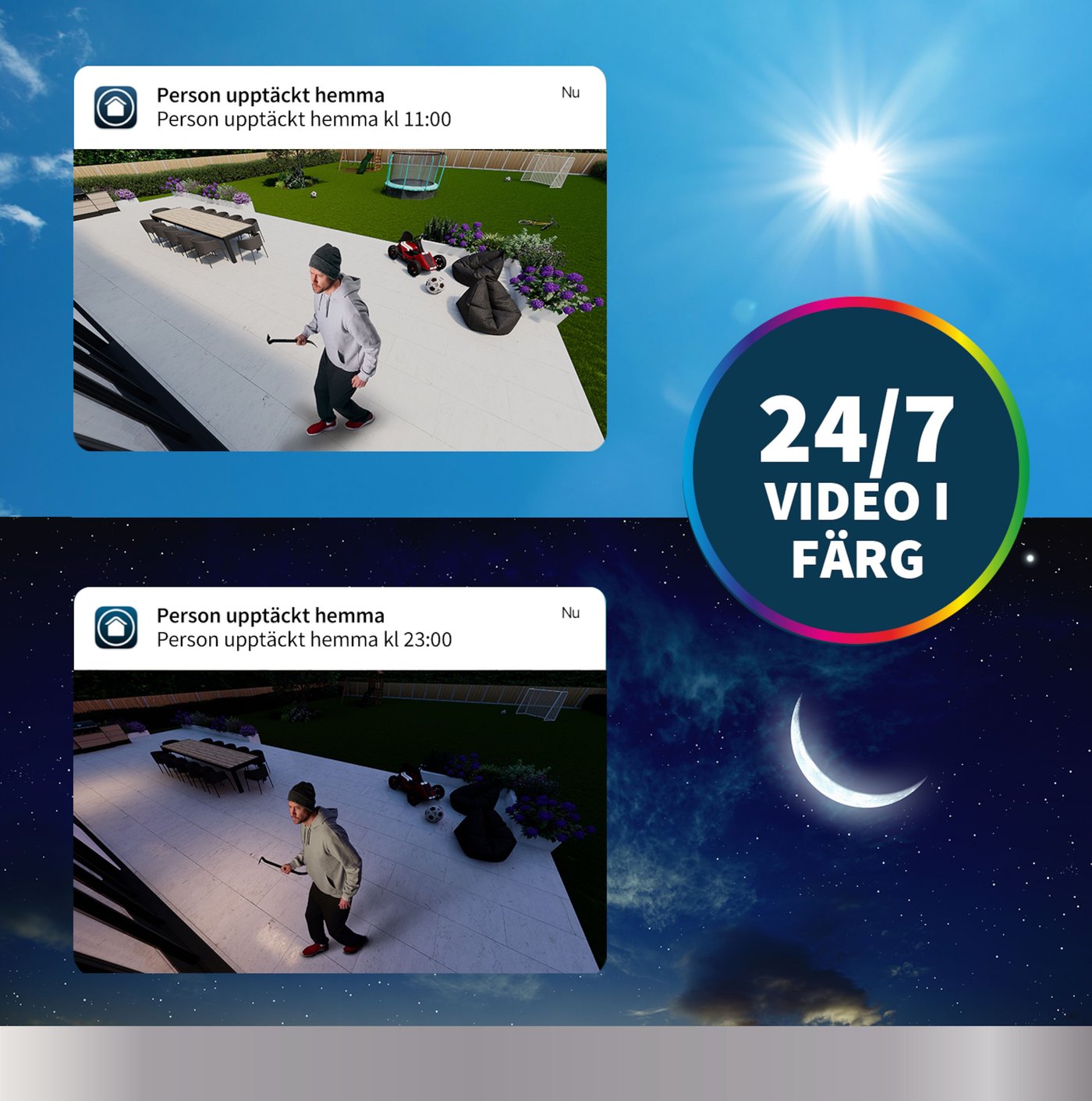 Arlo Pro 3 Floodlight Trådlös Övervakningskamera