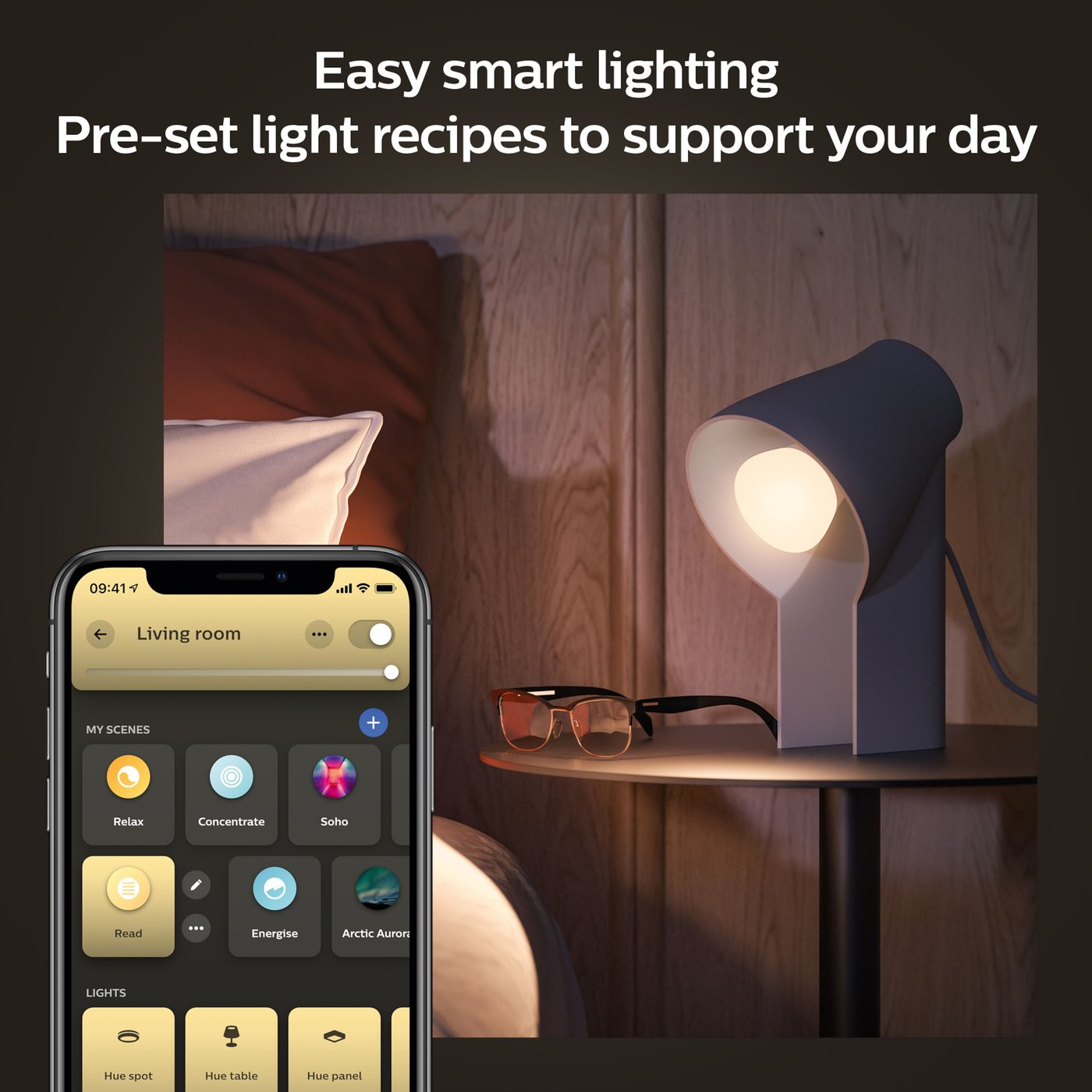 Philips Hue Filament A60 E27 Smart LED-pære 550 lm 2-pk.