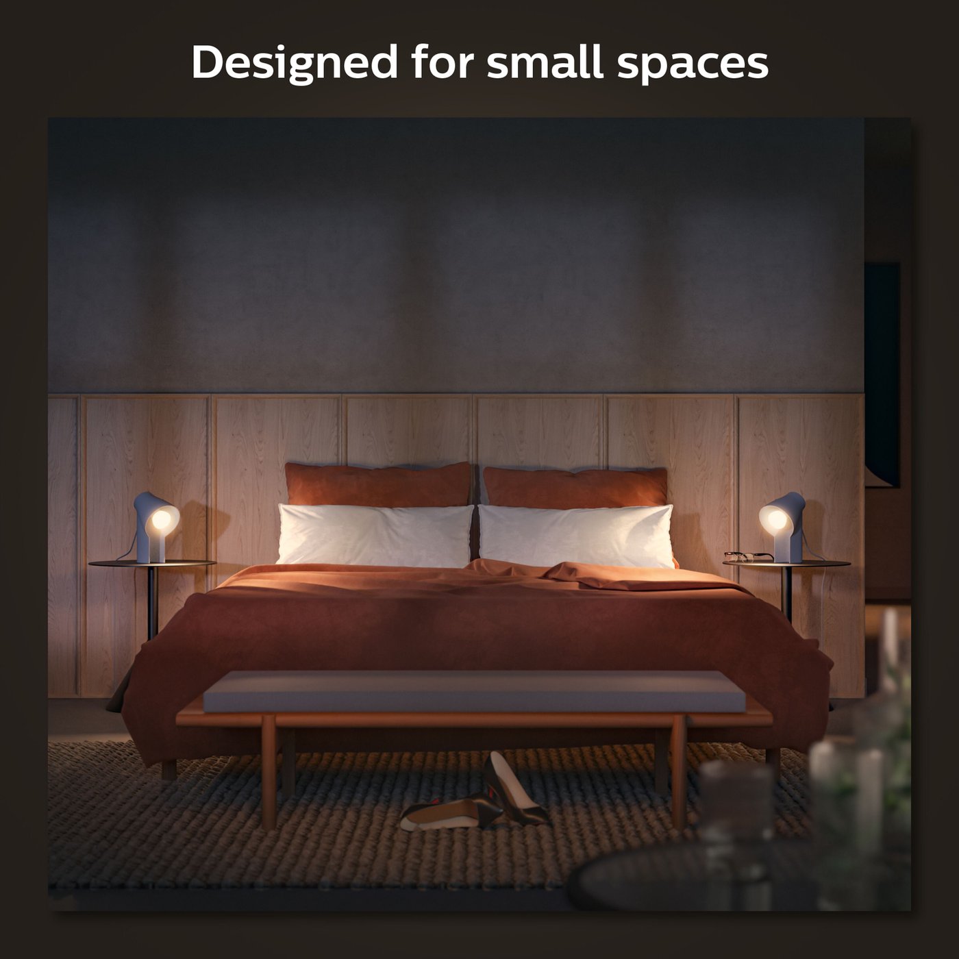 Philips Hue Filament A60 E27 Smart LED-pære 550 lm 2-pk.