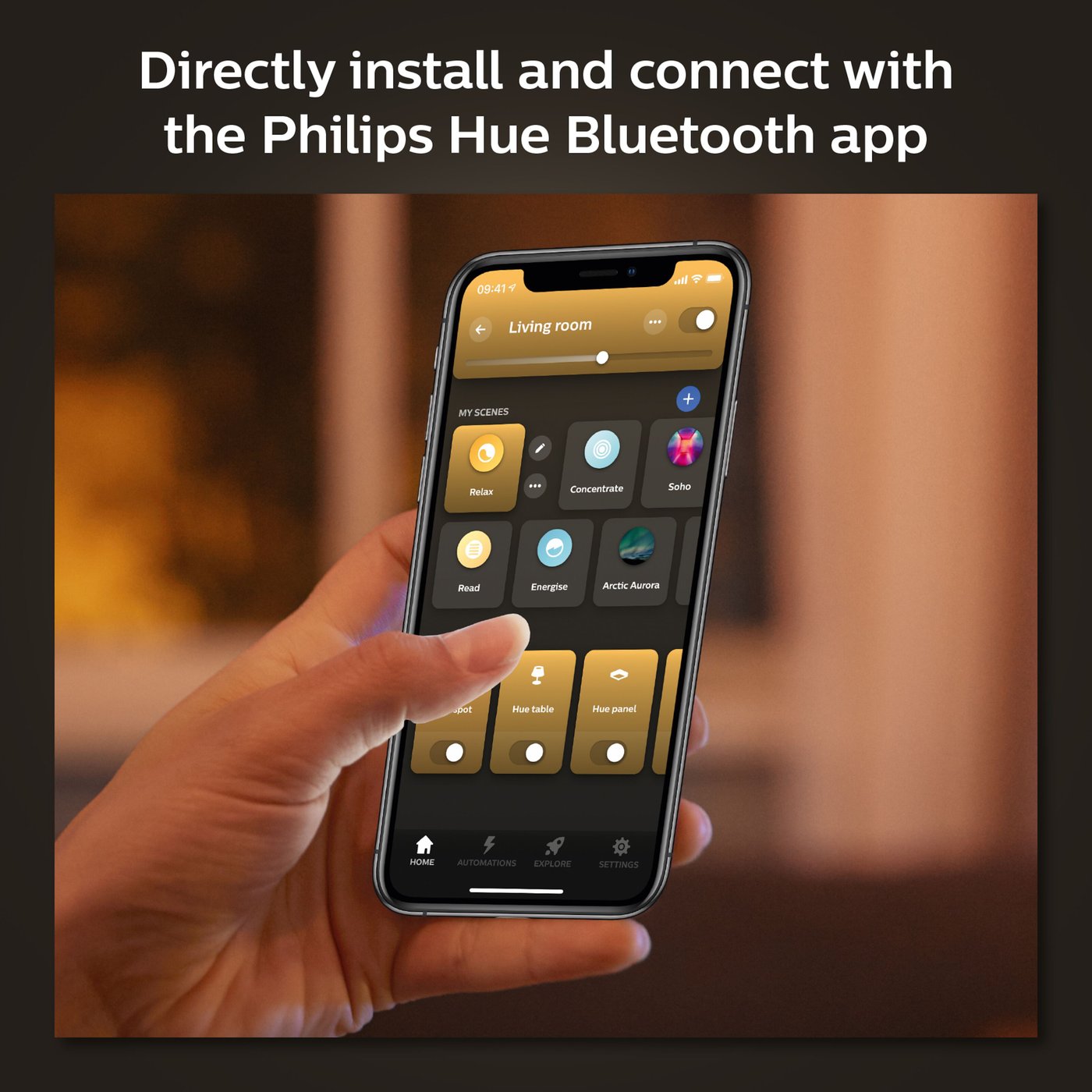 Philips Hue Filament A60 E27 Smart LED-pære 550 lm 2-pk.