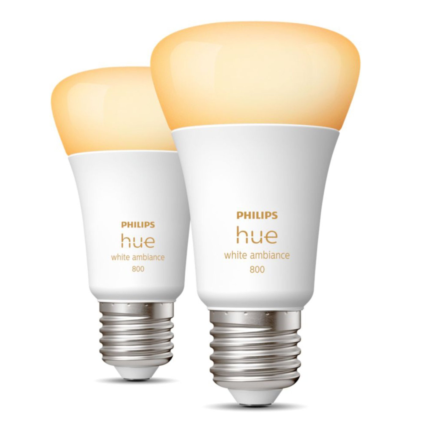 Philips Hue Filament A60 E27 Smart LED-pære 550 lm 2-pk.