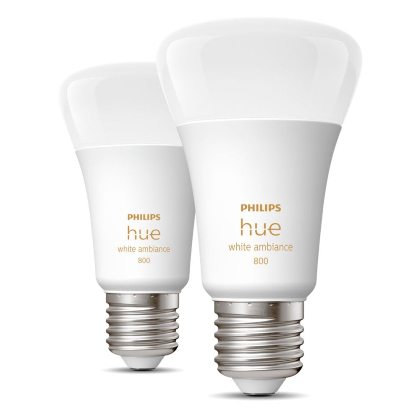 Philips Hue Filament A60 E27 Smart LED-pære 550 lm 2-pk.