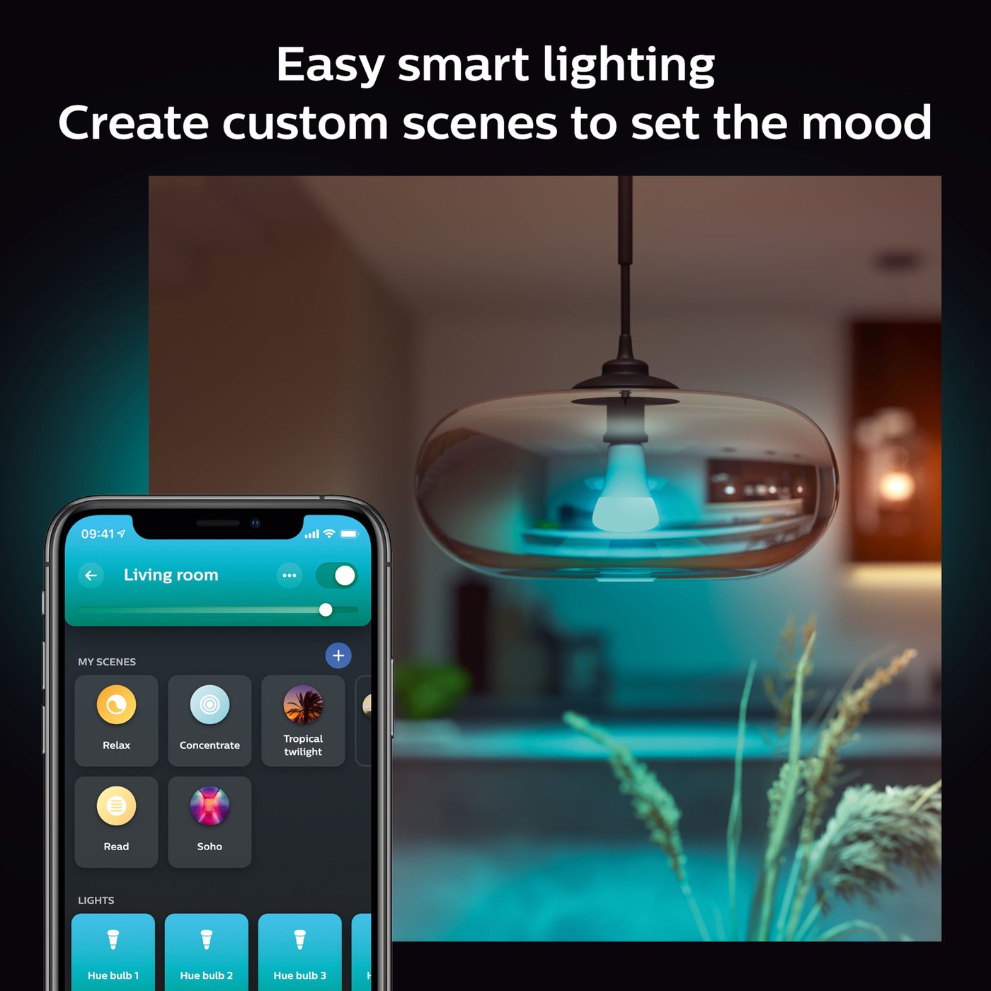 Philips Hue Color Ambiance Smart LED-pære E27 1600 lm