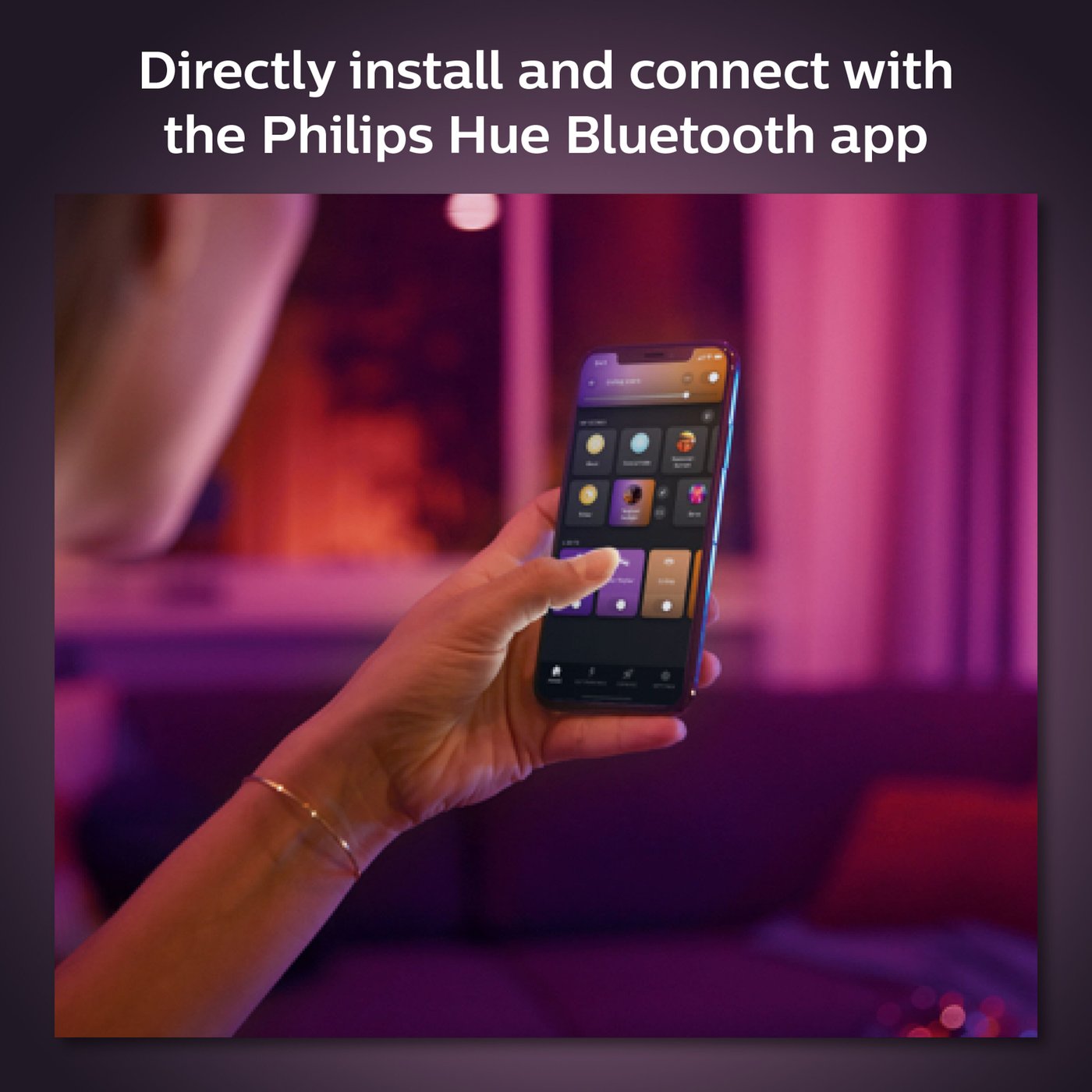 Philips Hue Color Ambiance Smart LED-pære E27 1600 lm