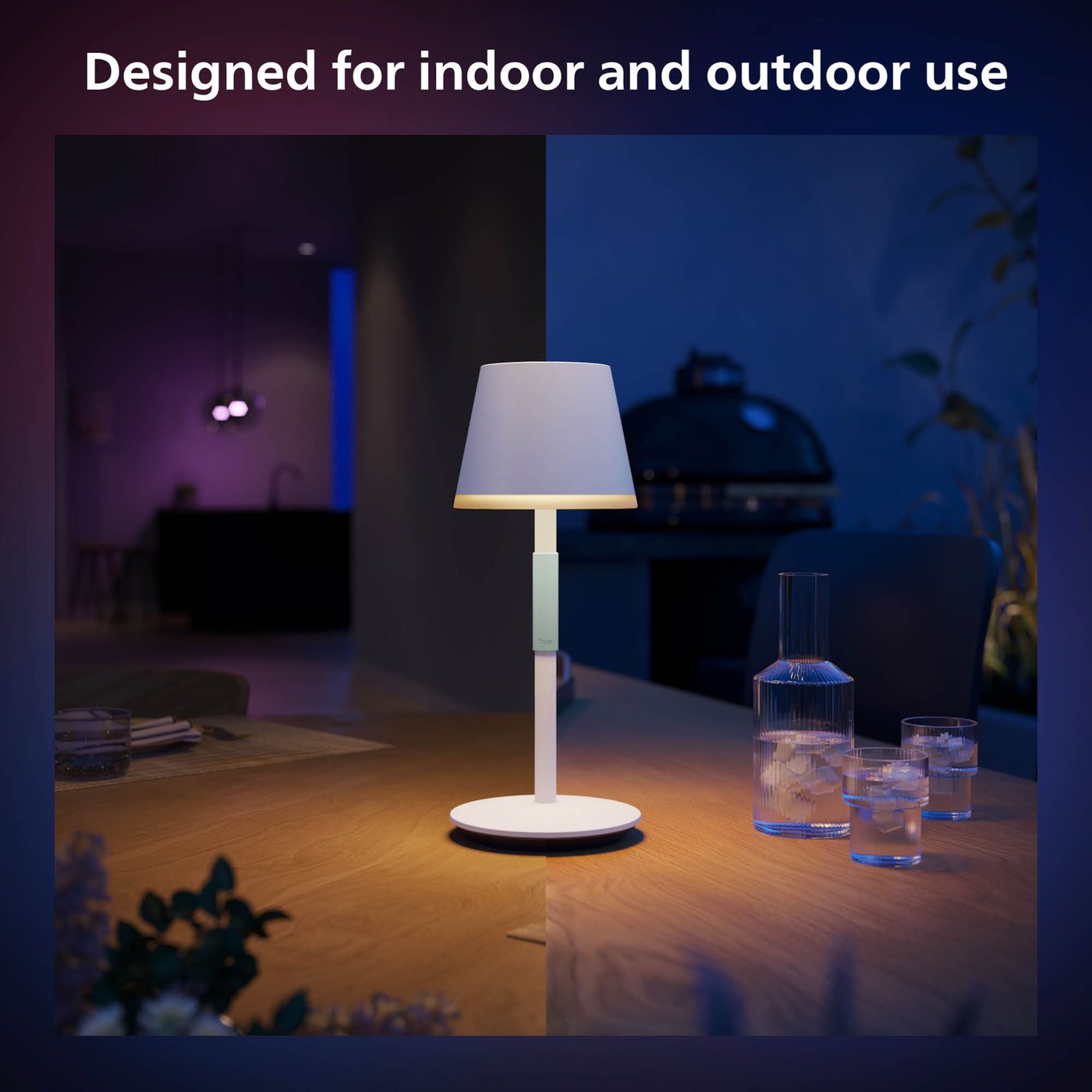 Philips Hue Hue Go Portabel bordlampe 530 lm Hvit