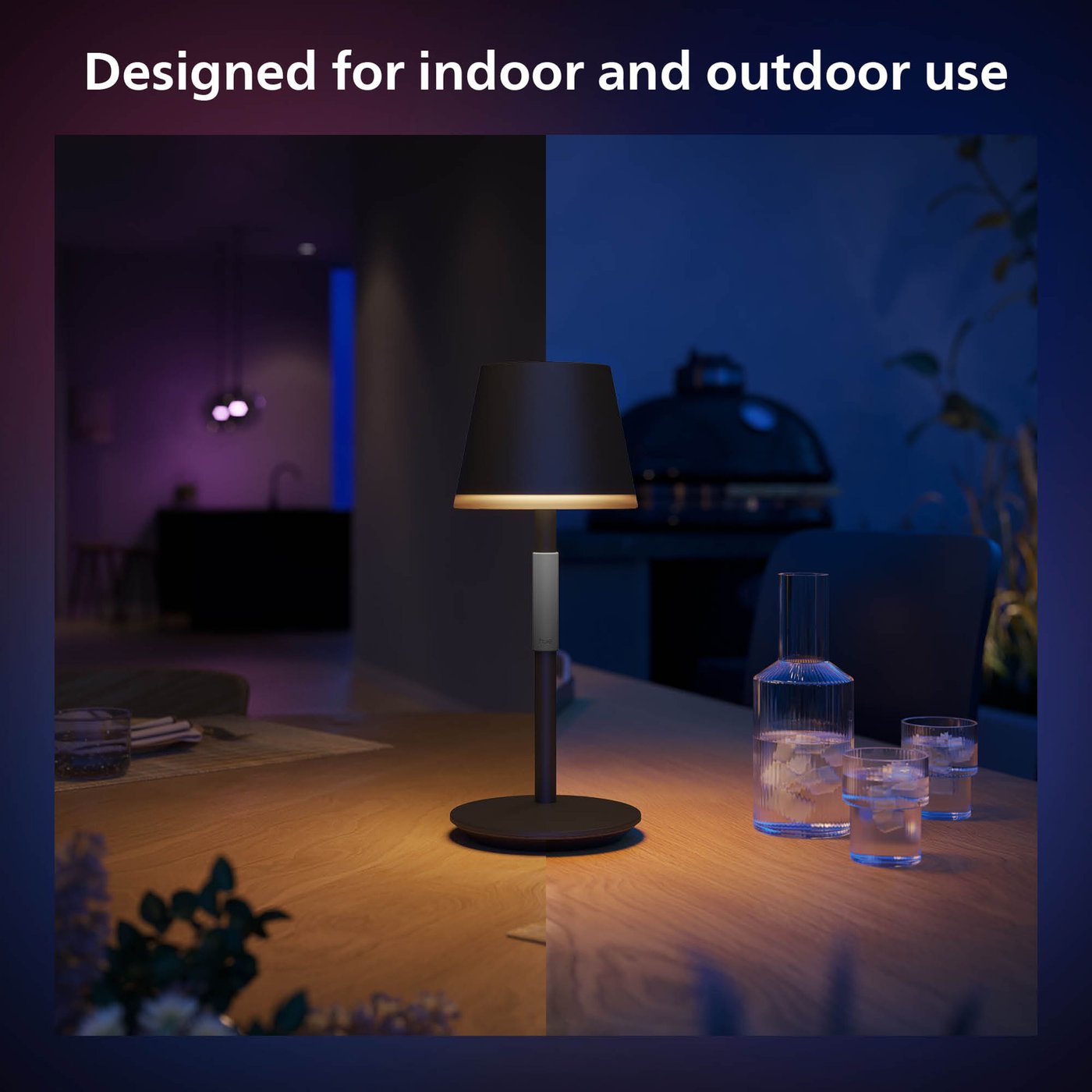 Philips Hue Hue Go Portabel bordlampe 530 lm Svart