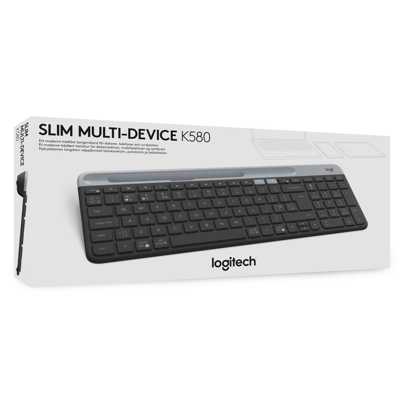 Logitech K580 Slim Trådlöst tangentbord