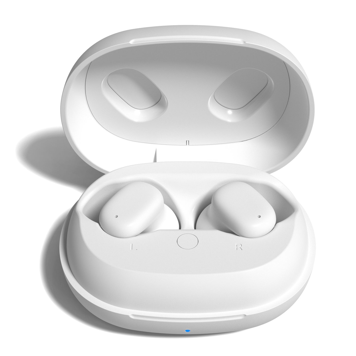 Nomadelic Solo 300 Støydempende True Wireless-hodetelefoner Hvit