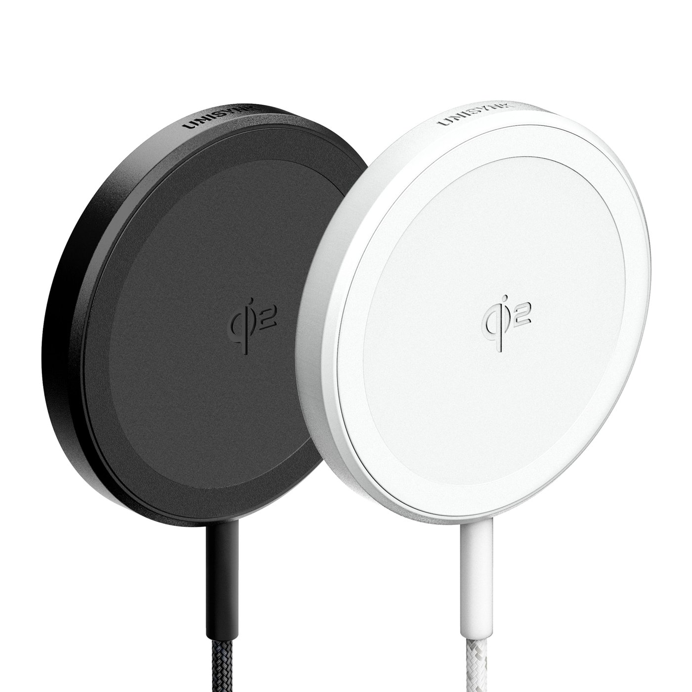 Unisynk Trådløs magnetisk lader med Qi2 15 W Svart