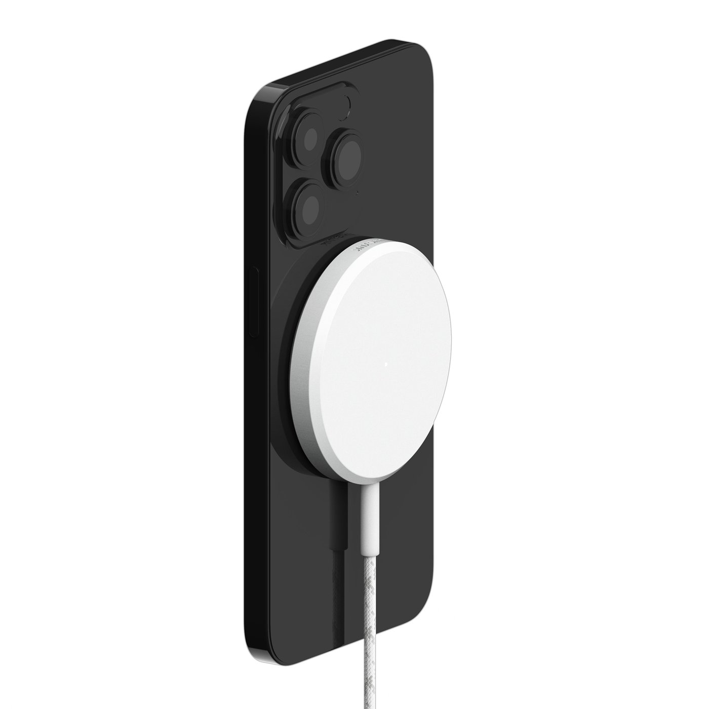 Unisynk Trådløs magnetisk lader med Qi2 15 W Hvit