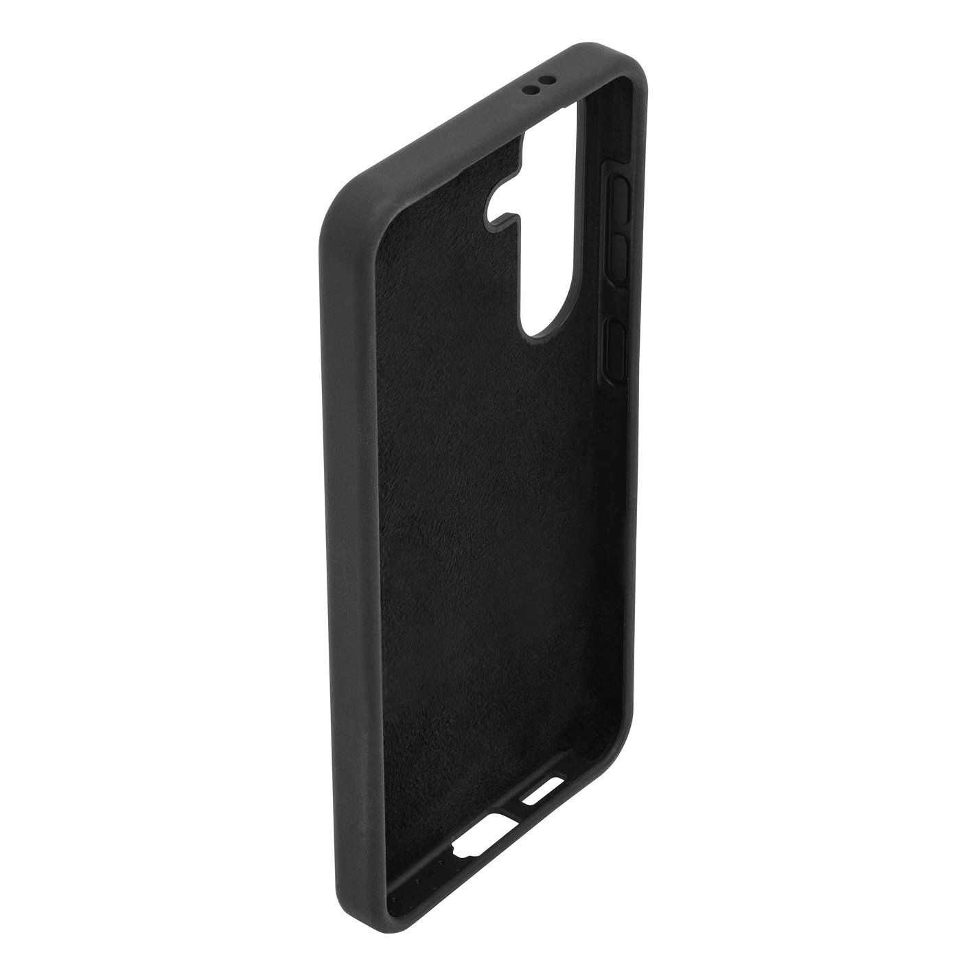 Linocell Rubber Case for Galaxy S24 - Svart