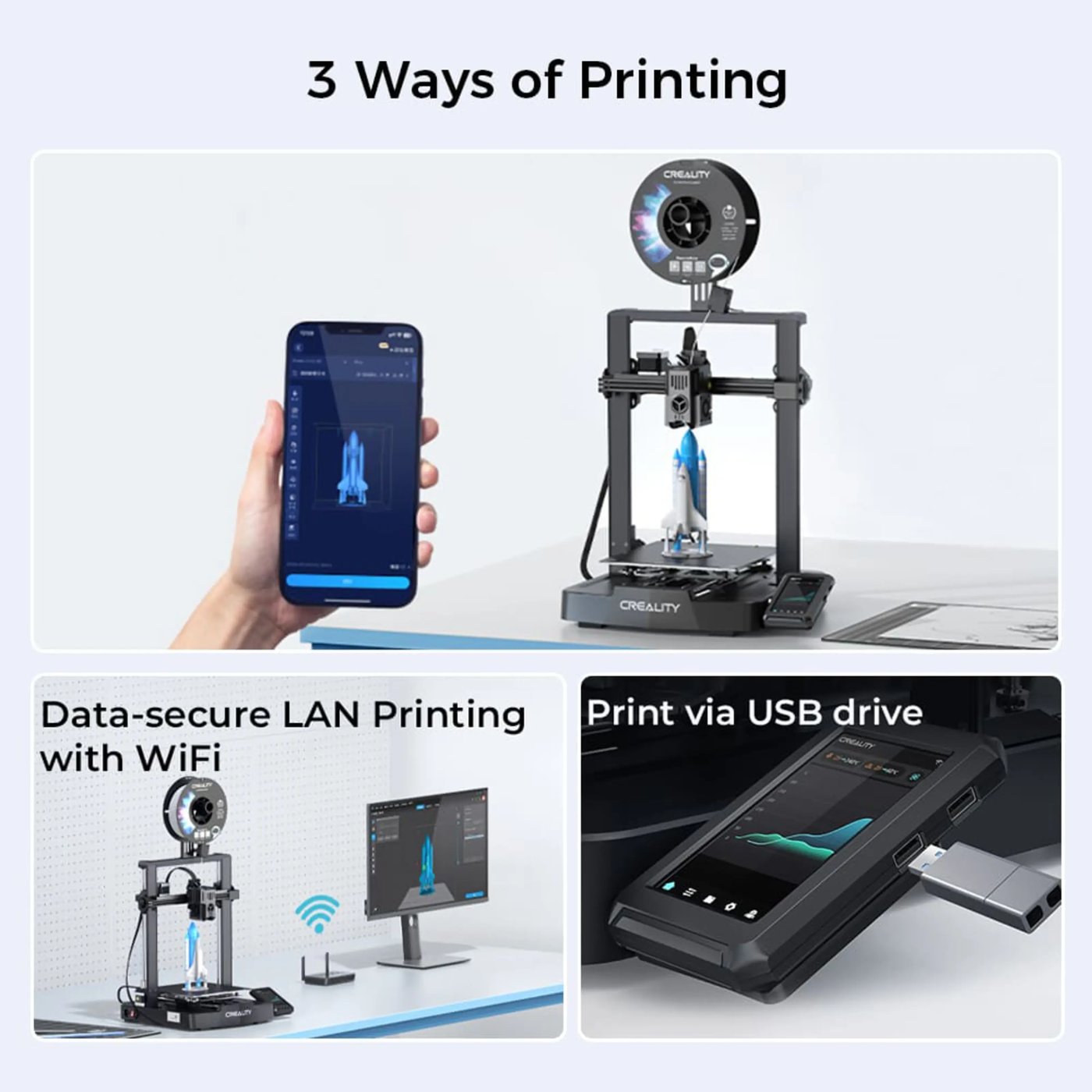 Creality Ender 3 v3 KE 3D-skrivare
